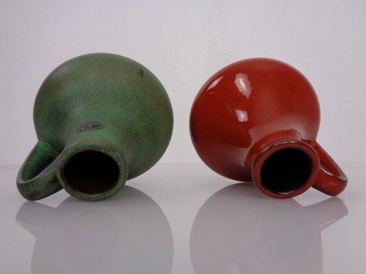 photo for sale Studio Ceramic Model 129/12 Vases By Fritz Van Daalen, Germany, 1960s, Set Of 2
