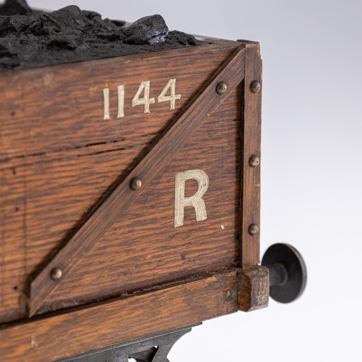 photo buy Antique 20th Century Edwardian Oak Gwr Railway Locomotive Tender Box C.1900