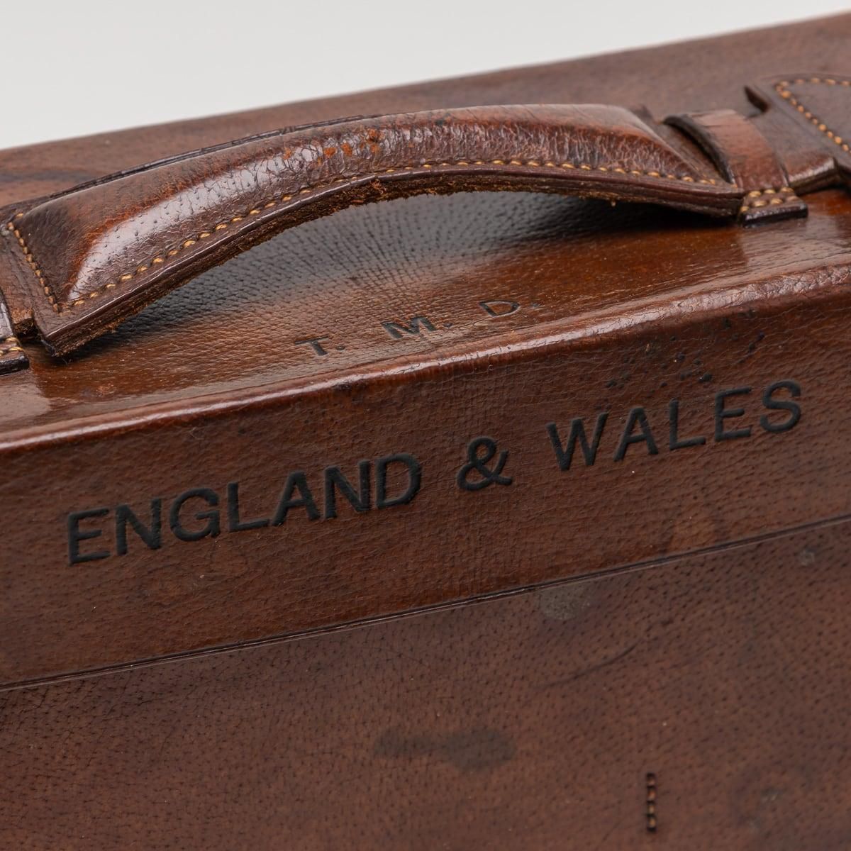 20thc Leather Cased Collection Of Bartholomew Maps Of Great Britain C.1920 photo 1943.0