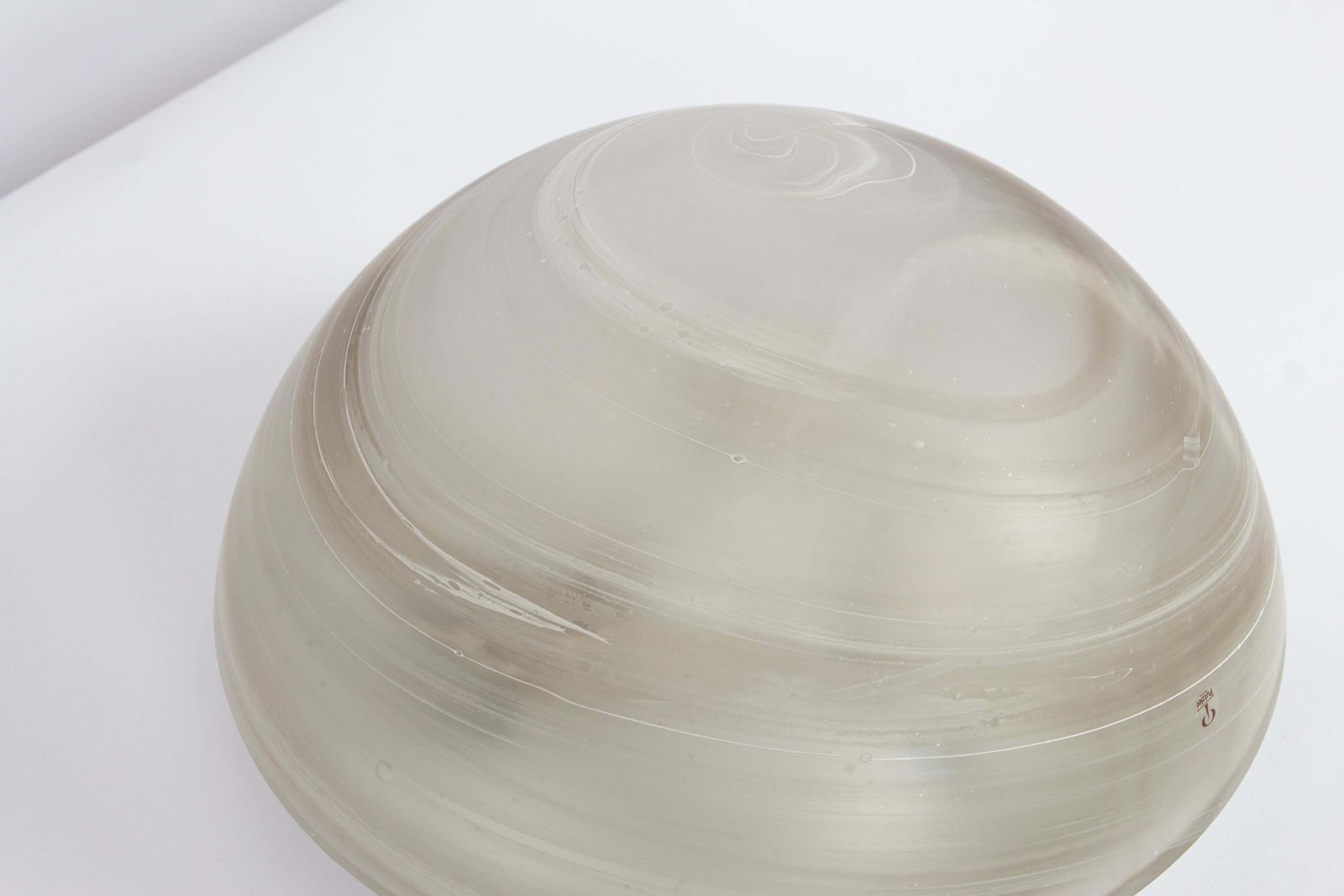 Lighting 1 Of 8 Large Stunning Glass Flushmount By Peill & Putzler, Germany, 1970s photo