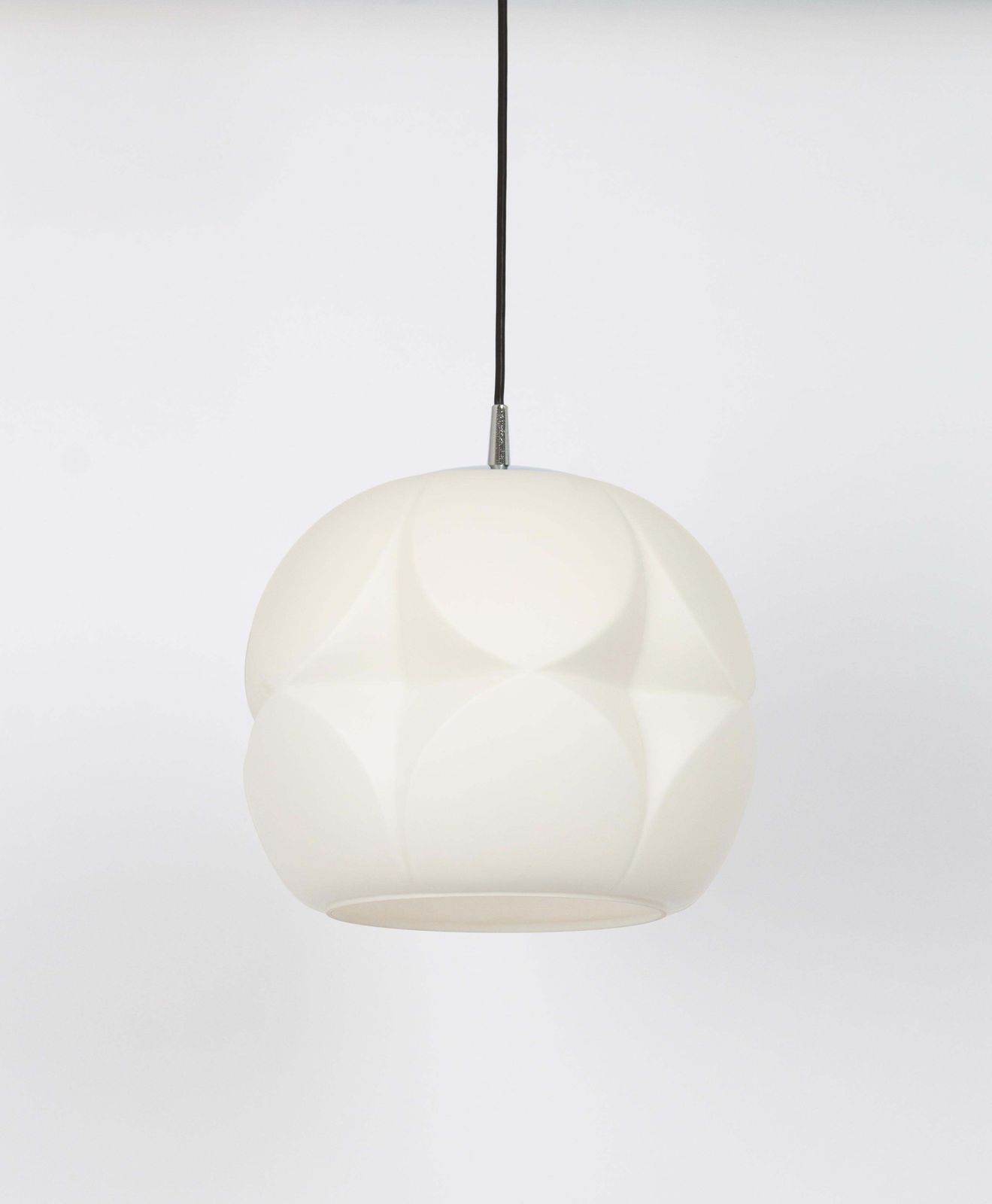 1 Of 9 Opal Glass Pendant Lights By Peill & Putzler, Germany, 1970s photo vinterior
