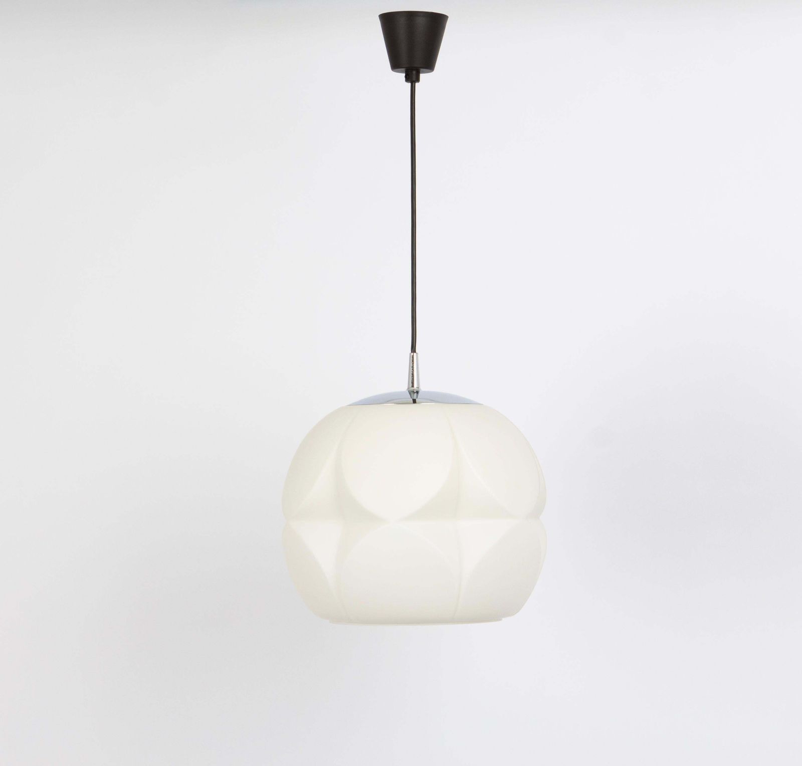 photo for sale 1 Of 9 Opal Glass Pendant Lights By Peill & Putzler, Germany, 1970s