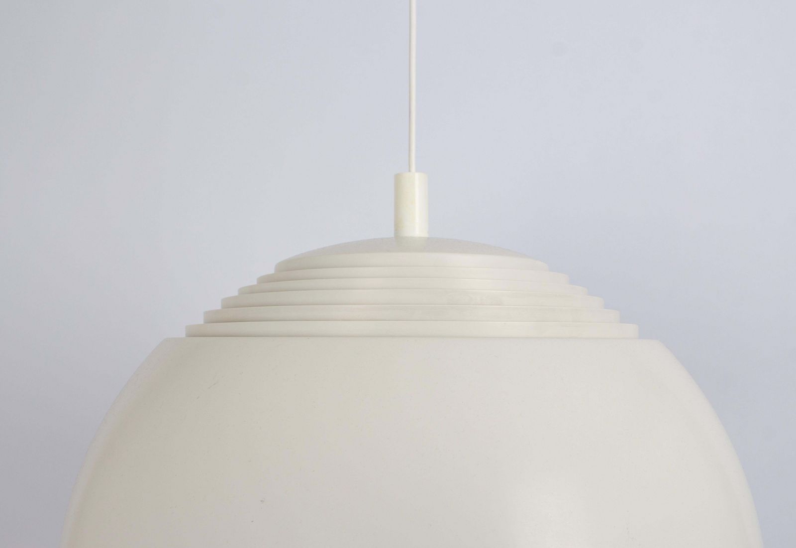 Large White Arne Jacobsen Pendant Light By Louis Poulsen, Aj Royal, 1960s photo for sale