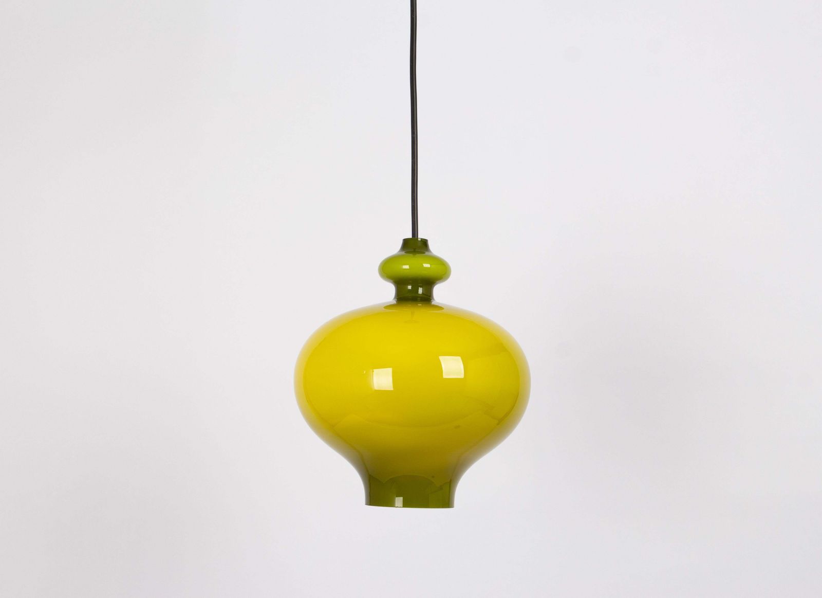 1 Of 3 Petite Green Pendant Light Designed Hans Agne Jakobsson For Staff  1970s photo buy