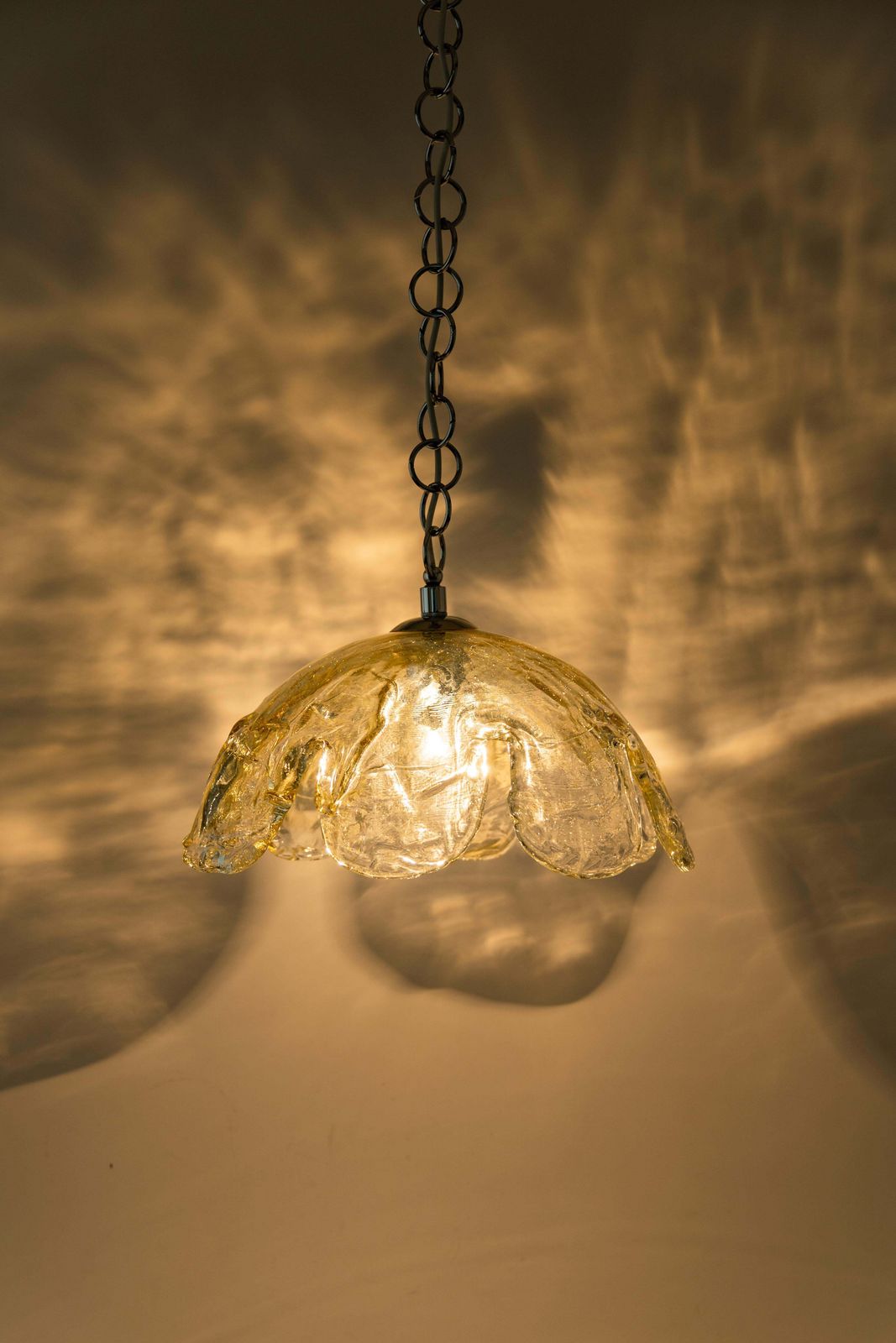 1 Of 2 Murano Glass Pendant Light Designed By Kaiser, Germany, 1960s photo 860.0