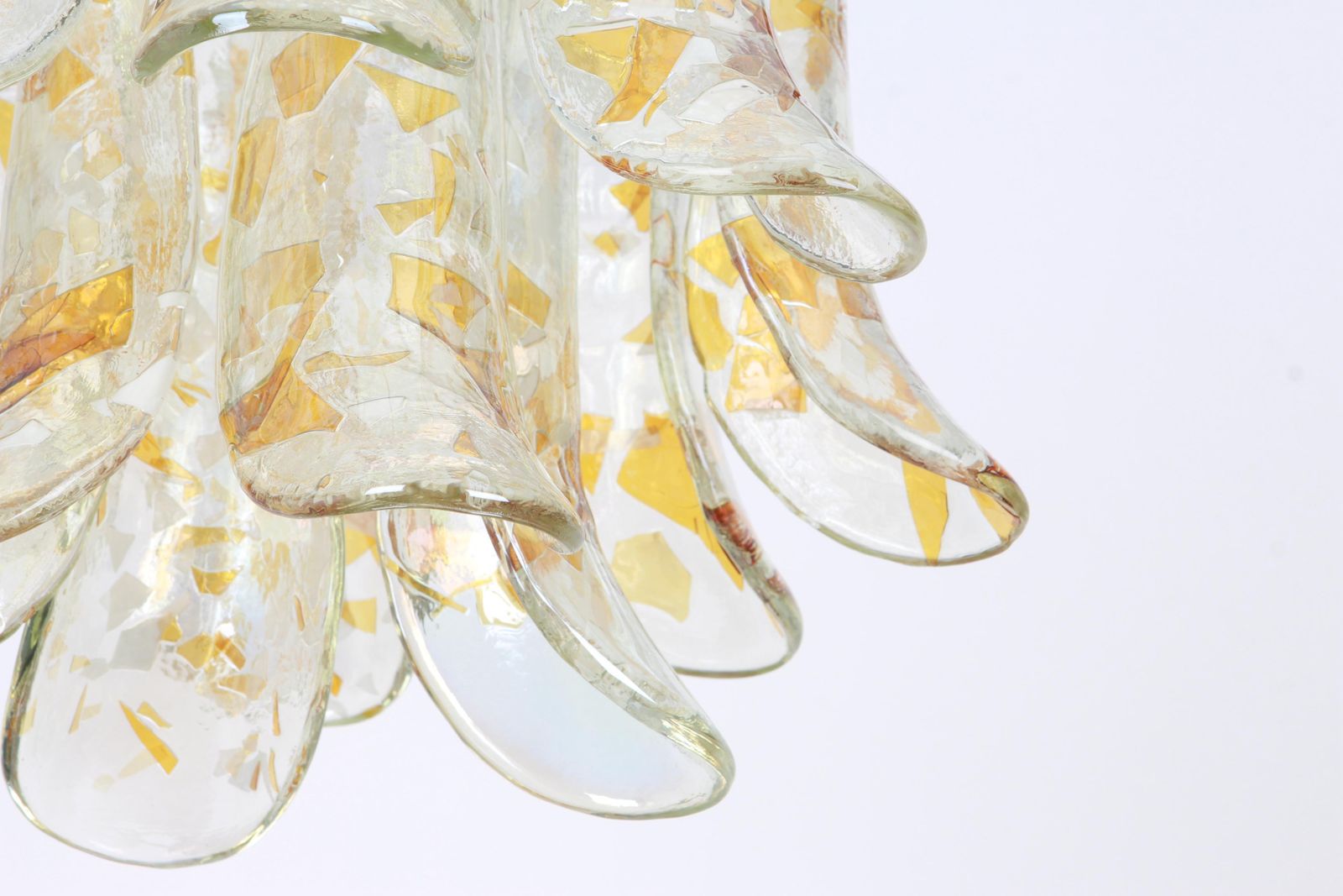 Murano Glass Chandelier Designed By Carlo Nason For Mazzega, 1970s photo Lighting