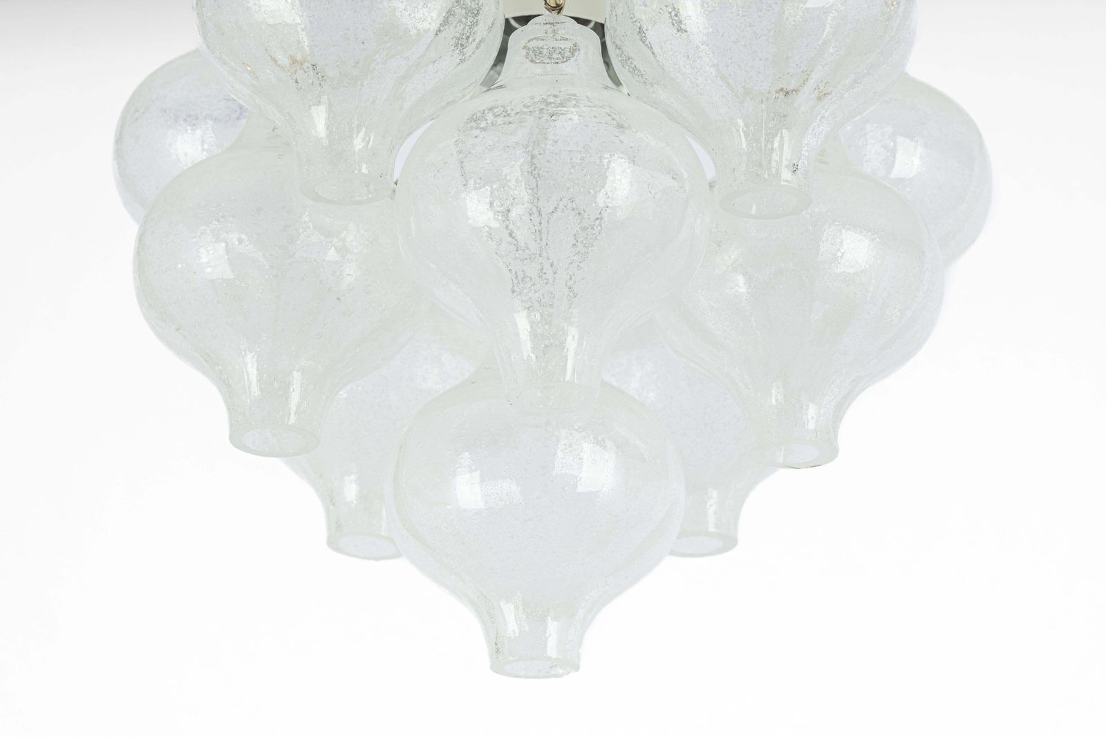 photo furniture 1 Of 2 Petite Tulipan Glass Flush Mount By Kalmar, Austria, 1960s
