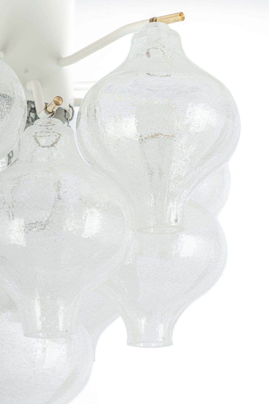 photo for sale 1 Of 2 Petite Tulipan Glass Flush Mount By Kalmar, Austria, 1960s