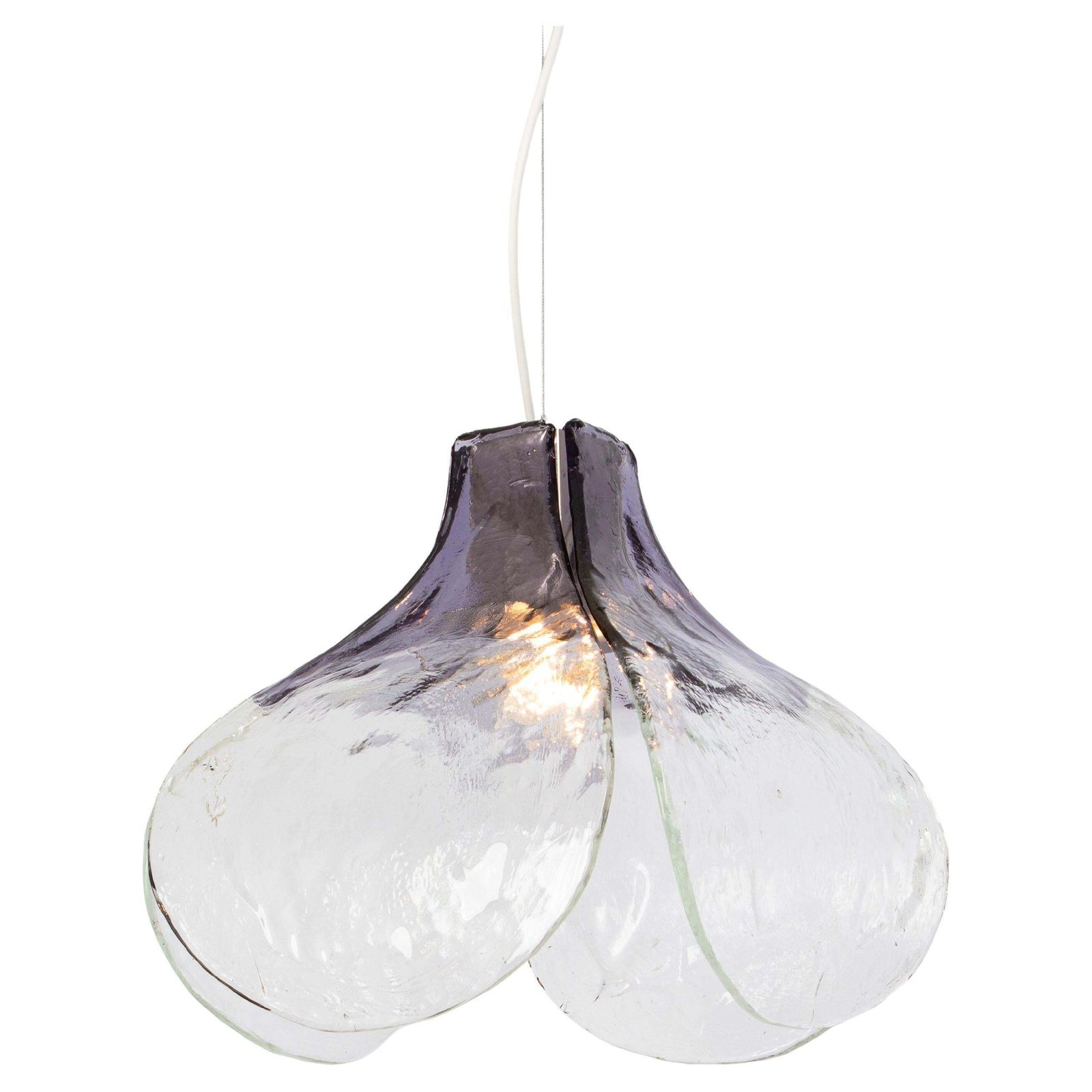 1 Of 3 Stunning Murano Pendant Light Designed By Carlo Nason For Kalmar, 1970s