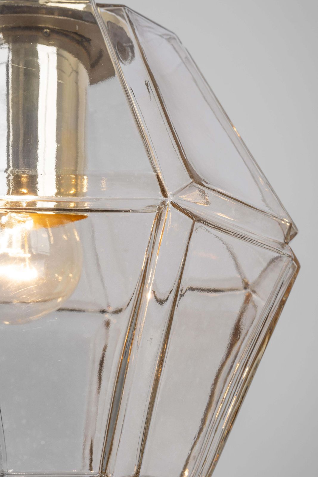 1 Of 3 Glass Pendant Lights By Limburg, Germany, 1970s photo vinterior