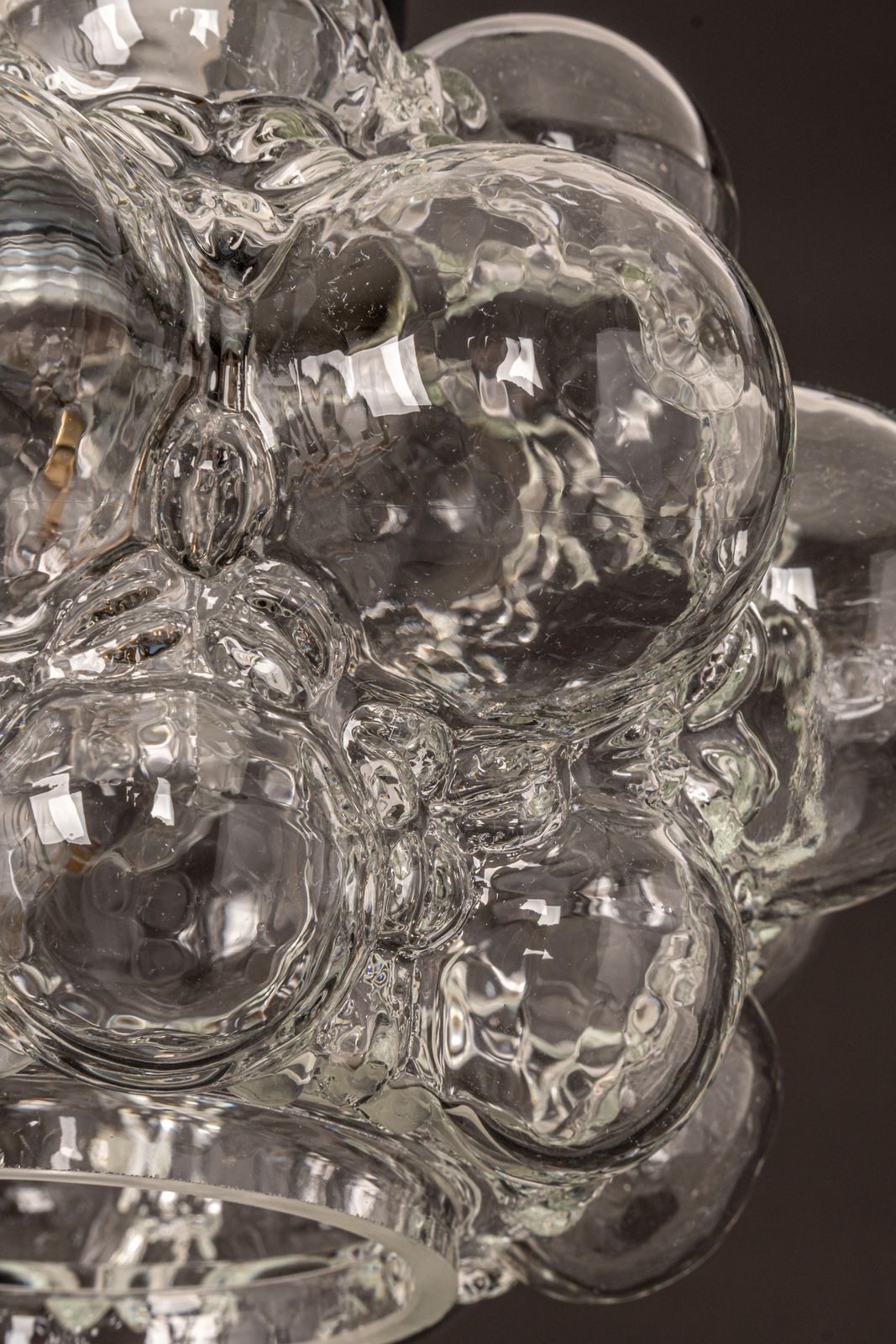 Lighting 1 Of 3 Petite Bubble Glass Pendant By Helena Tynell, Limburg, Germany photo