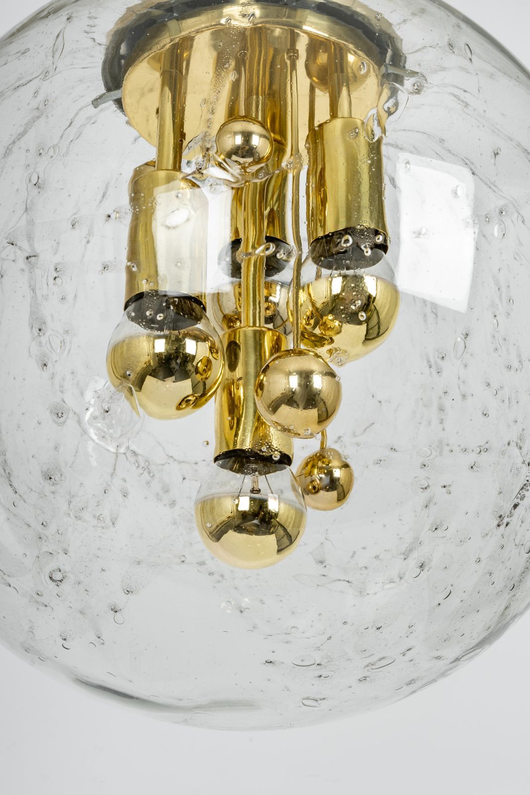1 Of 3 Large Sputnik Big Ball Pendant By Doria, Germany, 1970s photo 1805.0