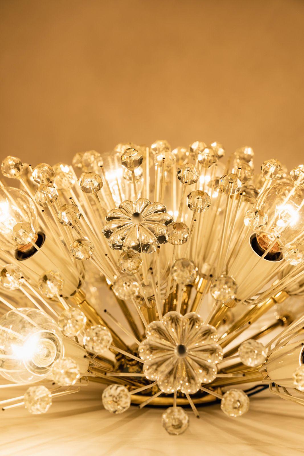 photo for sale 1 Of 3 Starburst Brass Chandelier By Emil Stejnar, Austria, 1960s