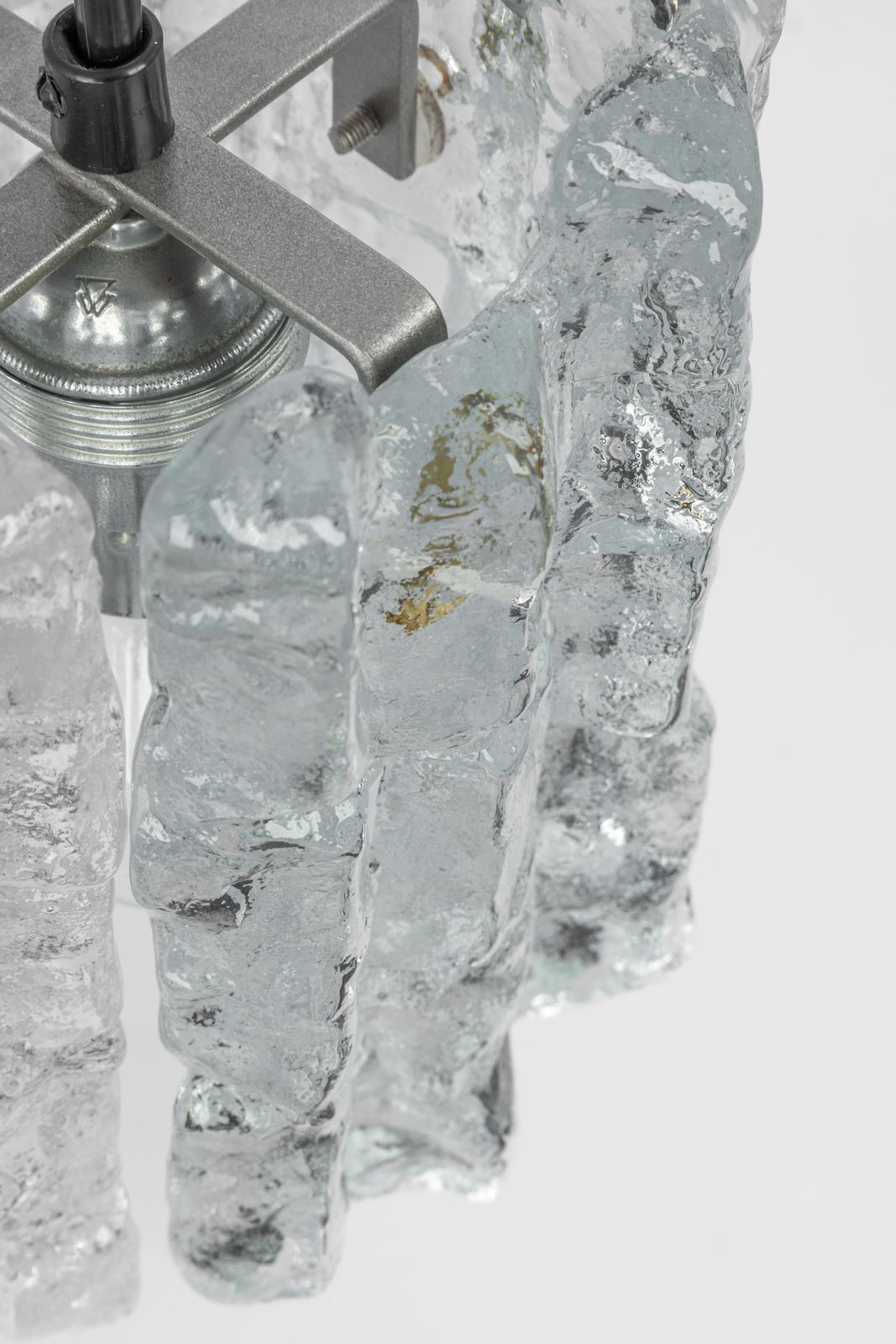 Stunning Designer Cascading Chandelier Murano Glass By Kalmar, Austria, 1970s photo Lighting