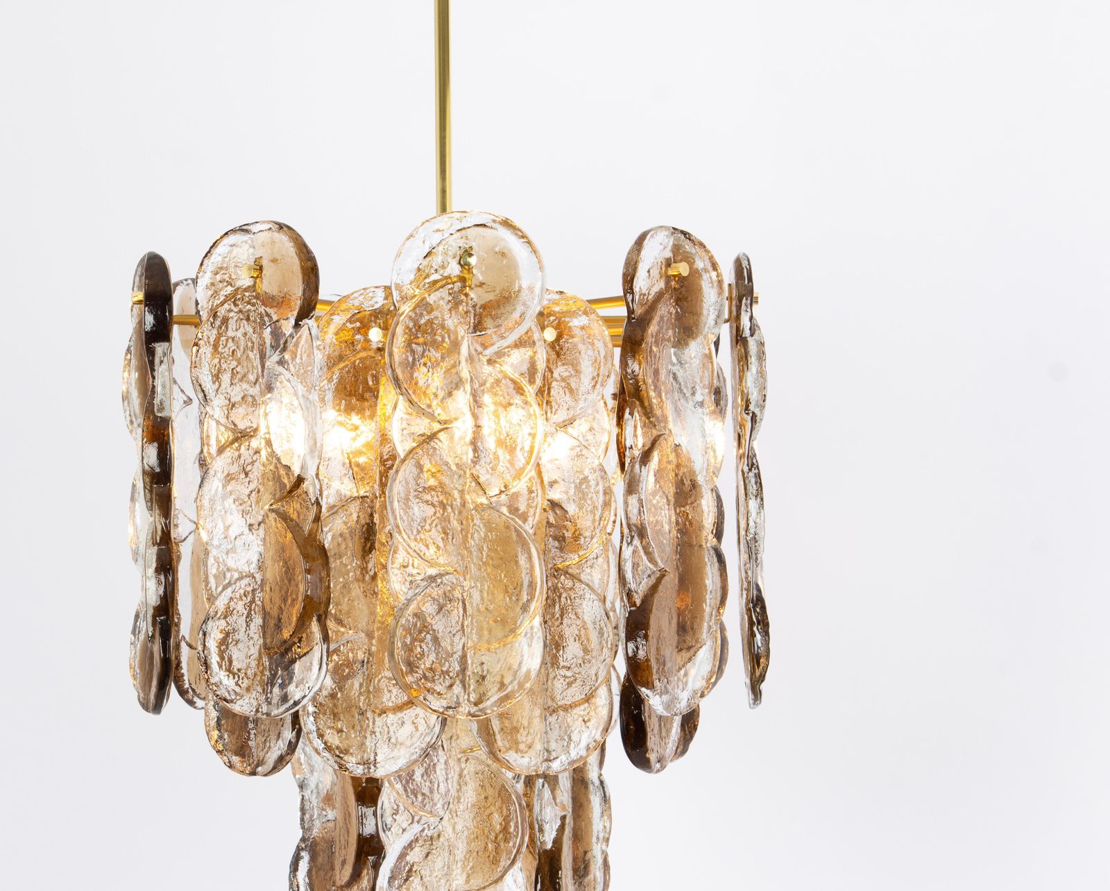 Large Murano Smoked Glass Chandelier Citrus By Kalmar, Austria, 1970s photo furniture