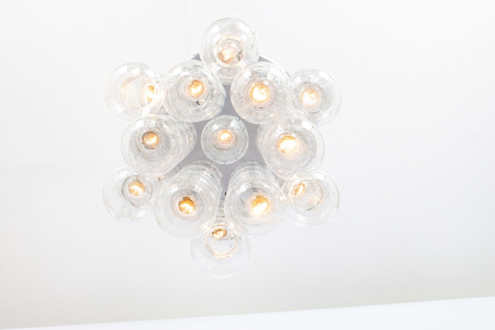 Large Designer Cascading Chandelier Murano Glass By Doria, Germany, 1970s photo vinterior
