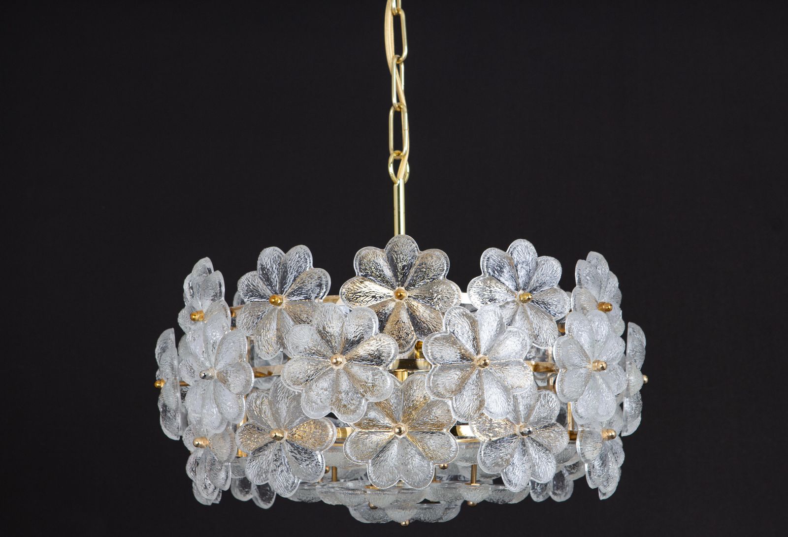 photo furniture 1 Of 2 Stunning Petite Murano Glass Chandelier By Ernst Palme, Germany, 1970s