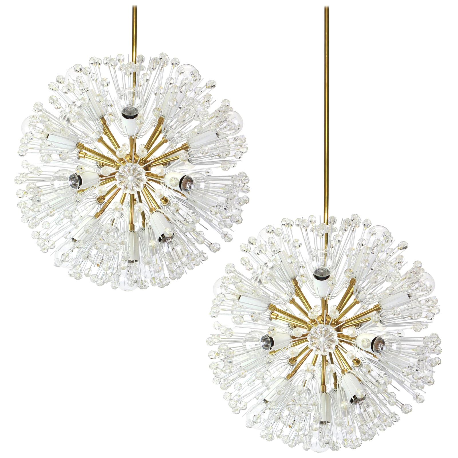 Starburst Brass Chandelier By Emil Stejnar, Austria, 1960s