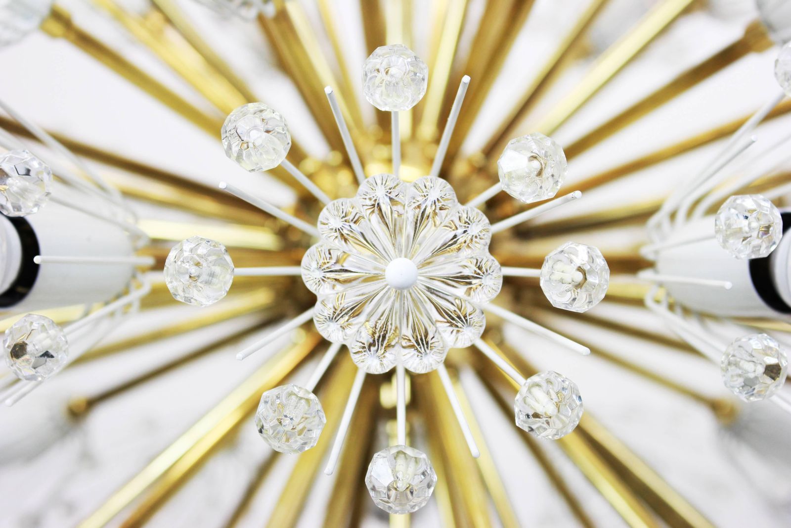 Starburst Brass Chandelier By Emil Stejnar, Austria, 1960s photo vinterior