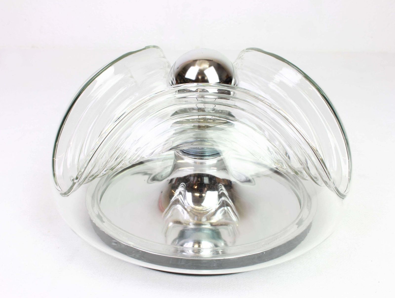 1 Of 6 Large Wall Sconce/Flushmount, Koch & Lowy By Peill & Putzler, Germany photo buy