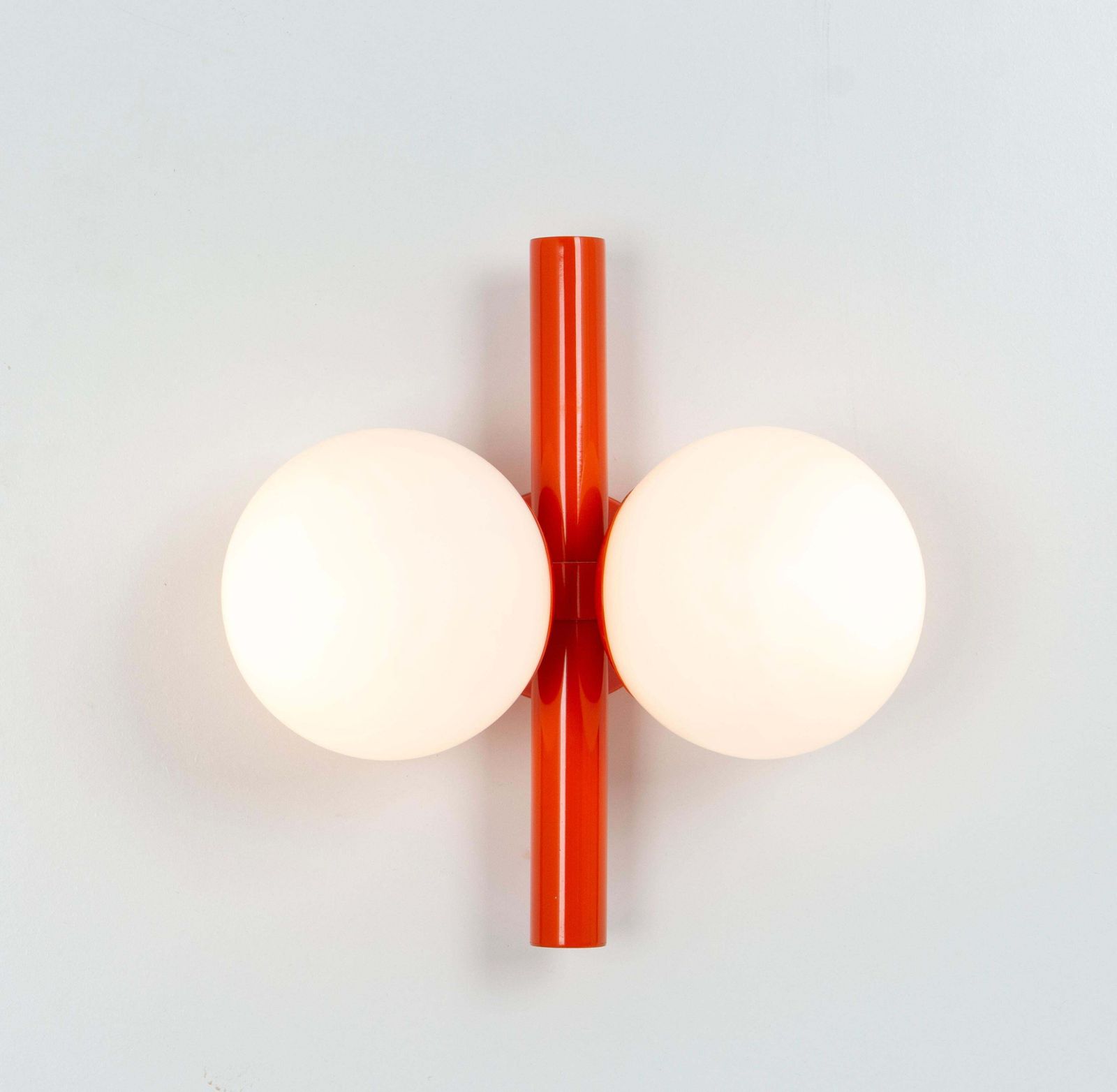 photo furniture 1 Of 3 Midcentury Orbital Wall Lights In Orange By Kaiser, Germany, 1970s