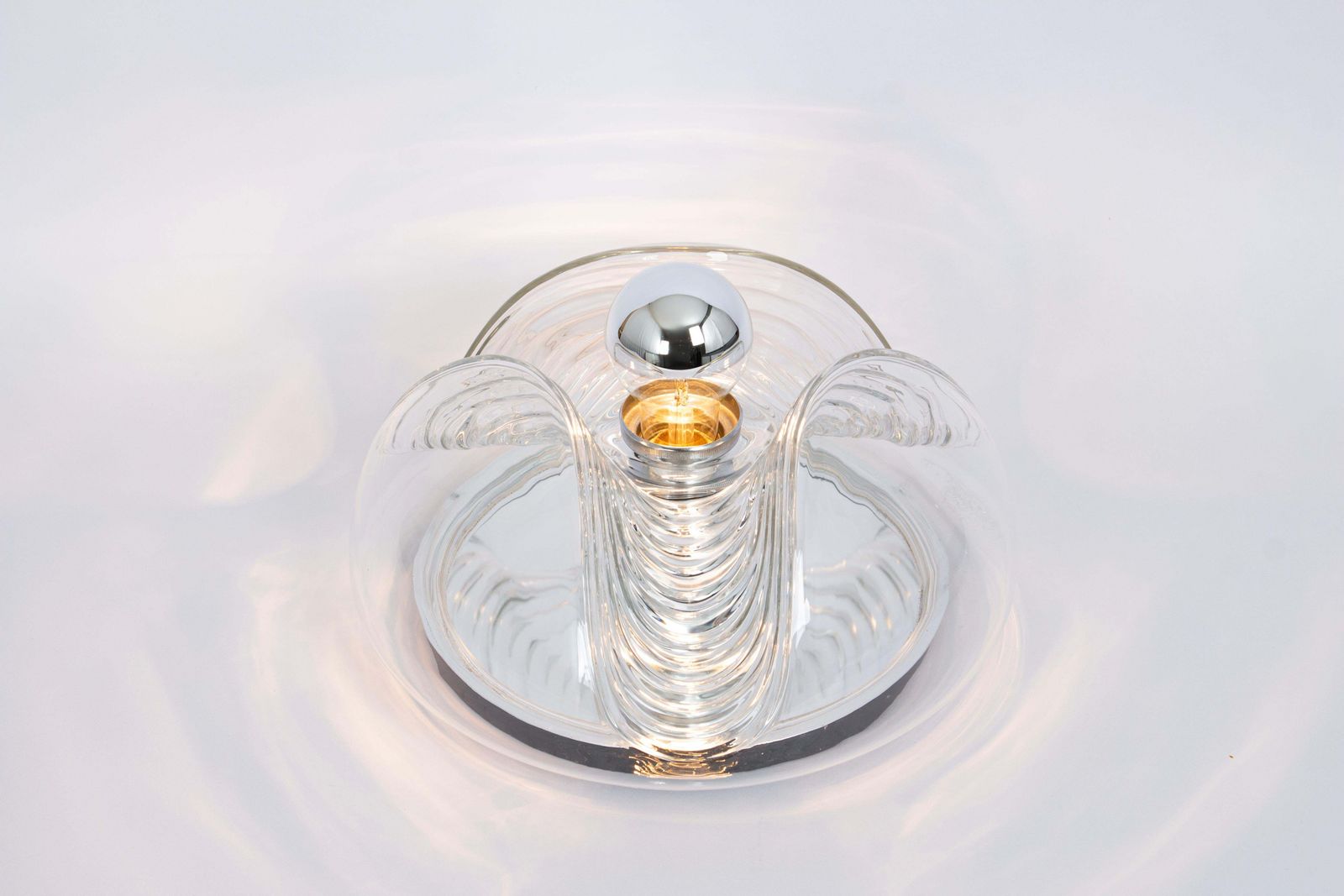 1 Of 8 Large Wall Light Sconce Koch & Lowy By Peill & Putzler, Germany, 1970s photo furniture