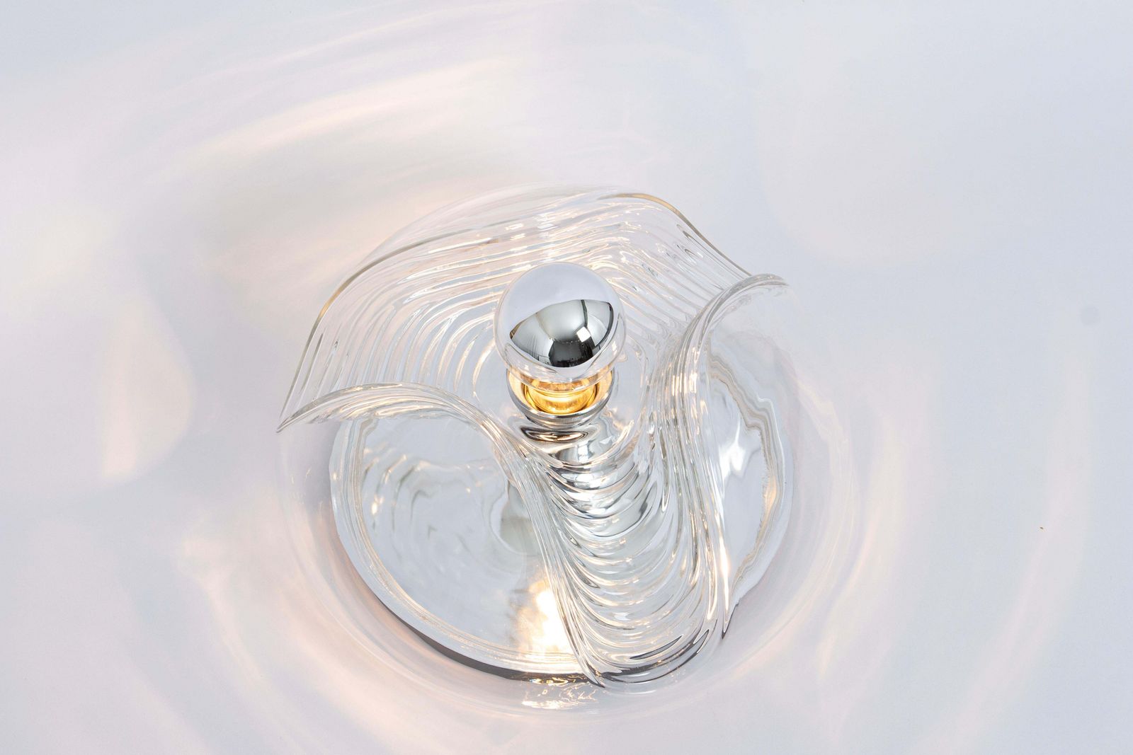 1 Of 8 Large Wall Light Sconce Koch & Lowy By Peill & Putzler, Germany, 1970s photo Lighting