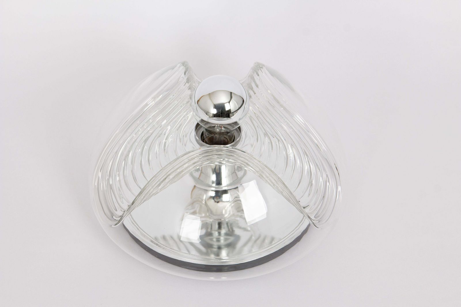 Lighting 1 Of 8 Large Wall Light Sconce Koch & Lowy By Peill & Putzler, Germany, 1970s photo