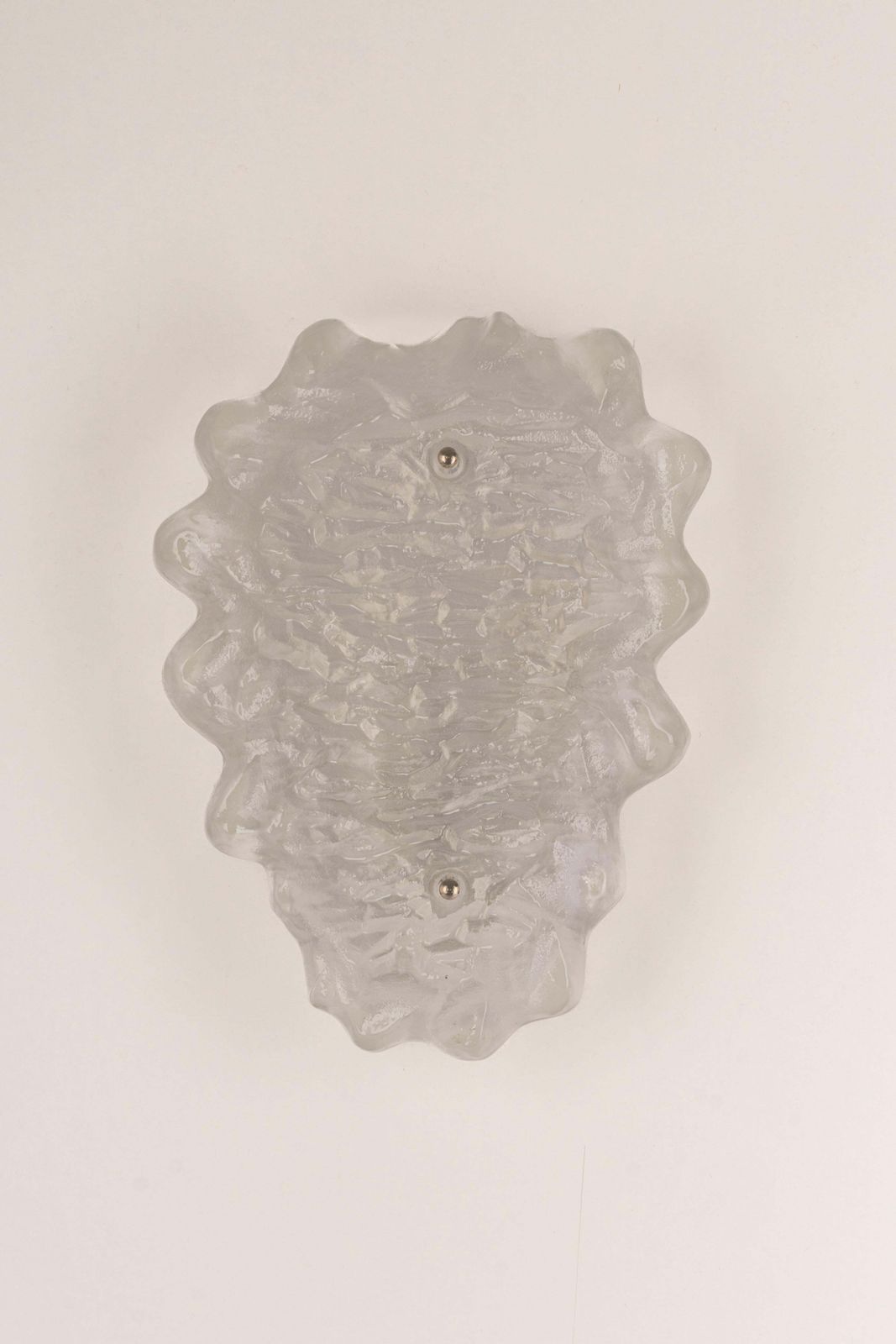 Pair Of Exclusive Sputnik Crystal Glass Wall Sconces By Peill & Putzler, Germany photo buy