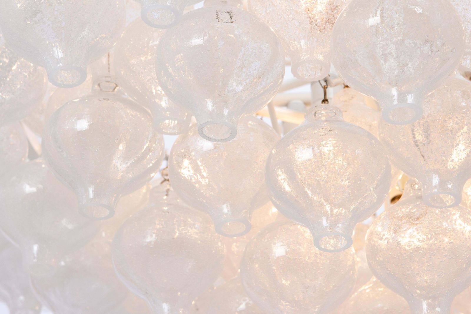 photo for sale 1 Of 2 Extra Large Tulipan Glass Chandelier By Kalmar, Austria, 1960s
