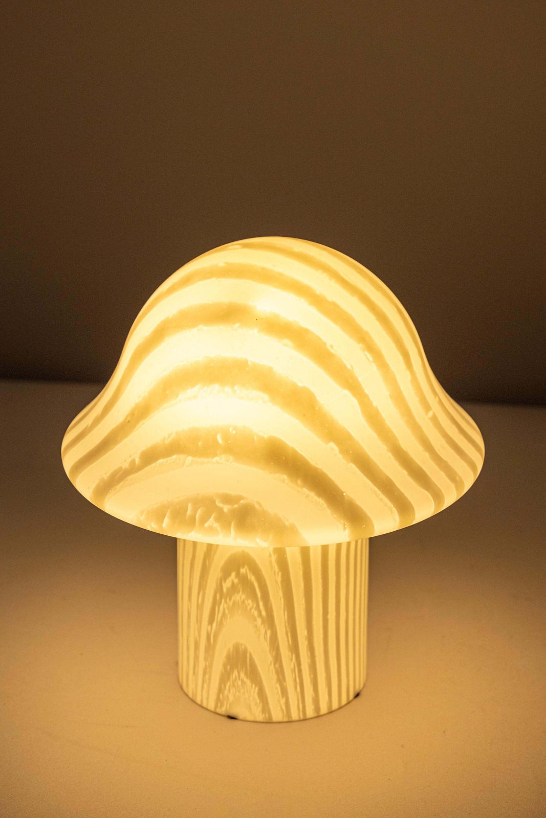 Pair Of Glass Table Lamps By Peil & Putzler, Germany, 1970s photo vintage