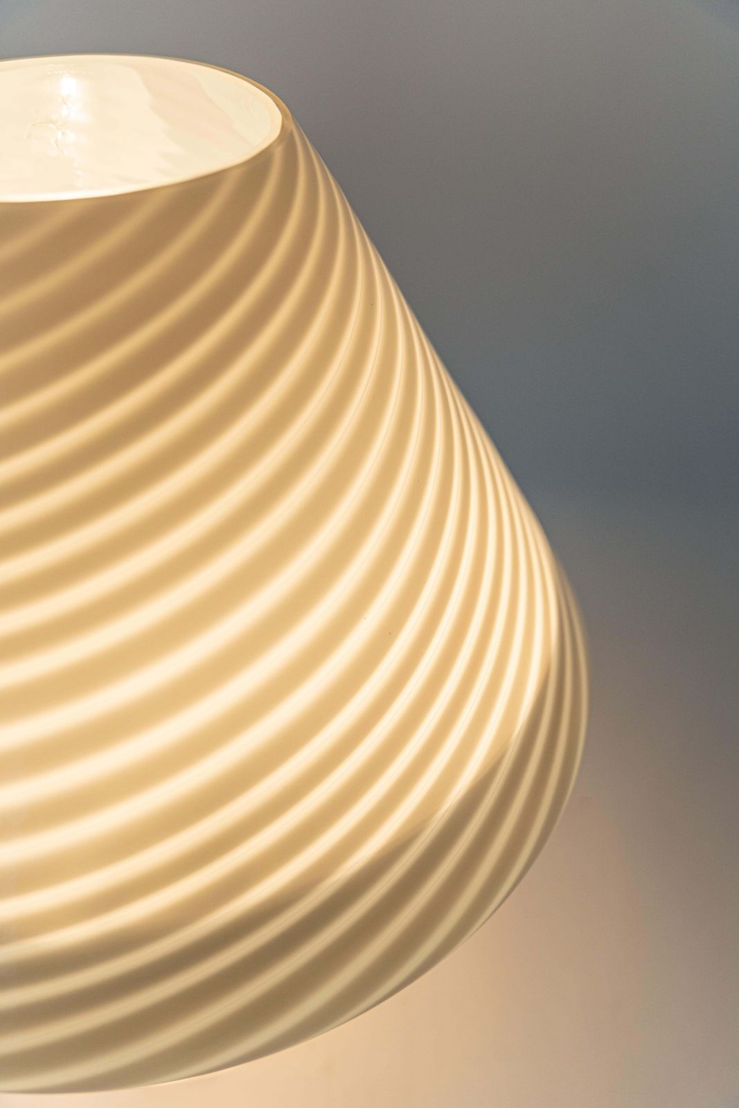 Wonderful Glass Mushroom Table Lamps By Peill & Putzler, Germany, 1970s photo buy