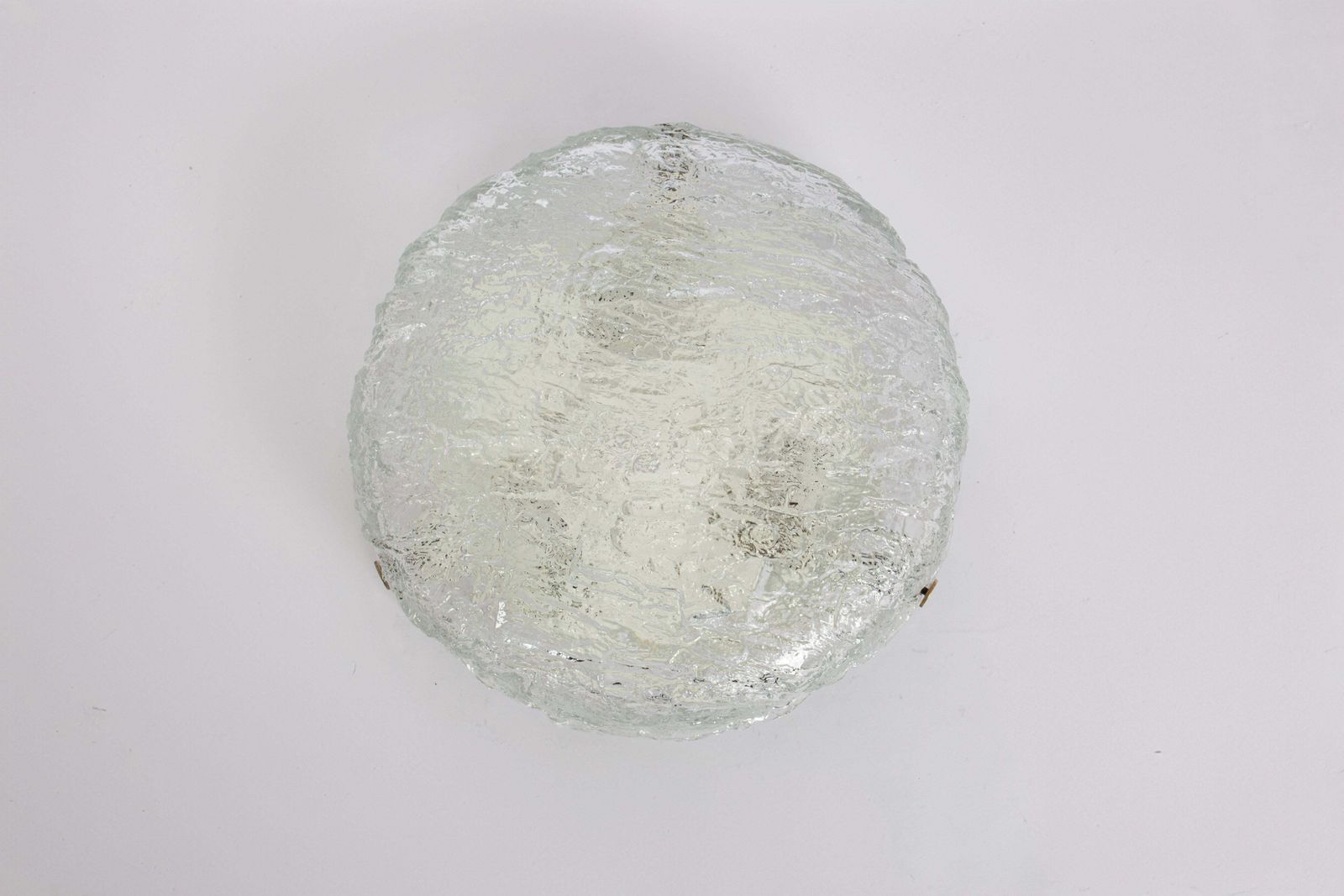 photo for sale 1 Of 8 Petite Murano Glass Flushmount Fixture By Kaiser, Germany, 1960s