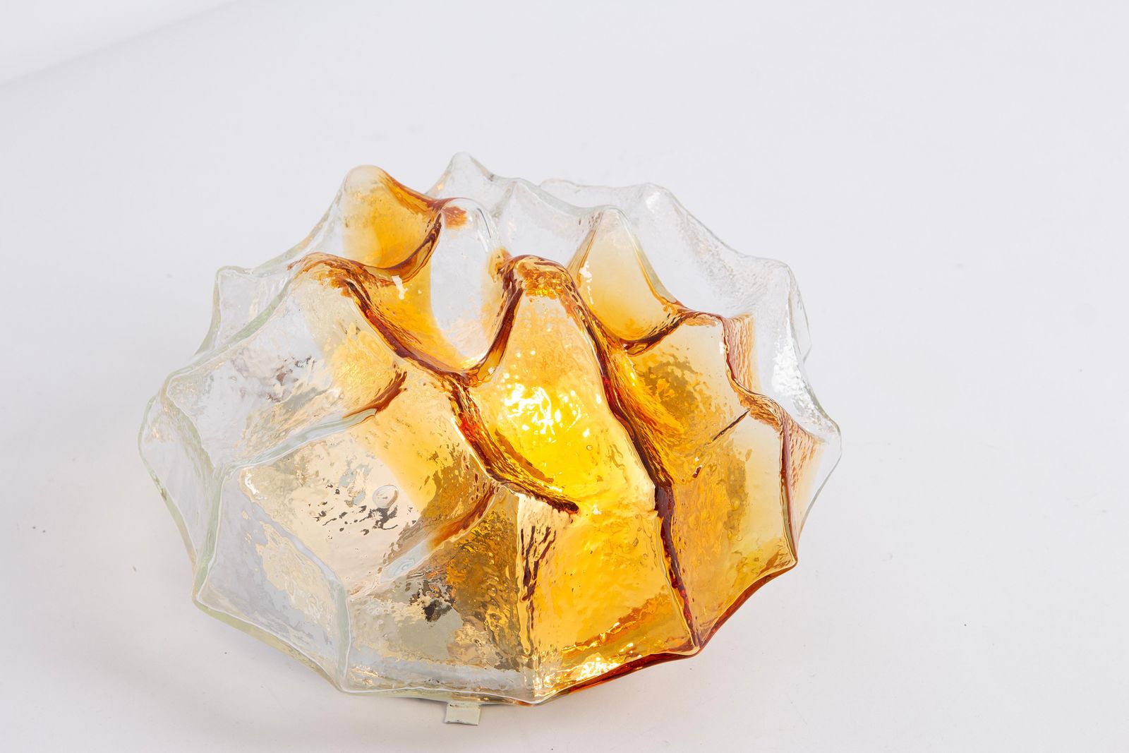 1 Of 4 Petite Murano Flush Mount Fixture, Italy, 1970s photo buy