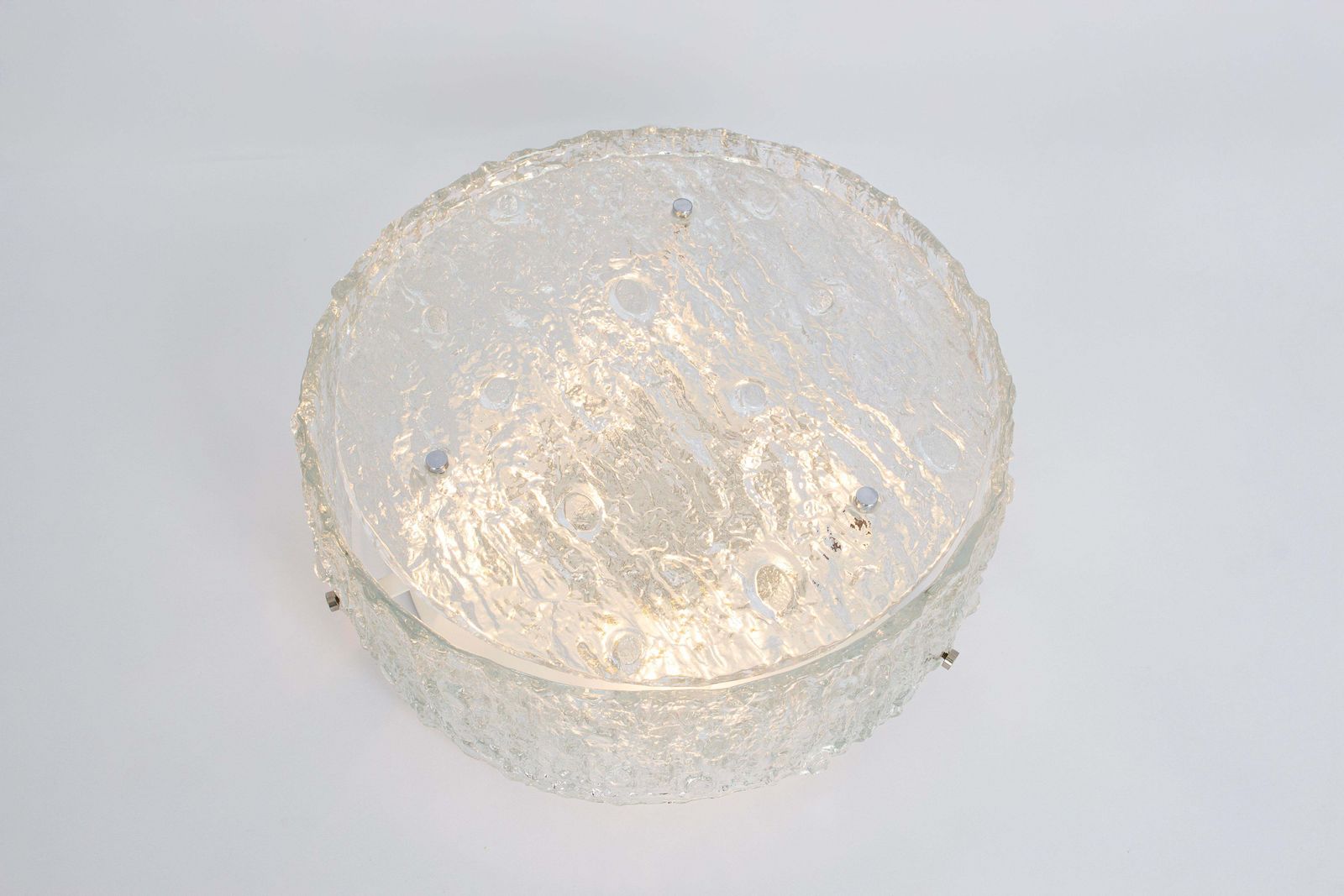 photo furniture Murano Glass Flushmount Fixture In Style Of Kaiser, Germany, 1960s