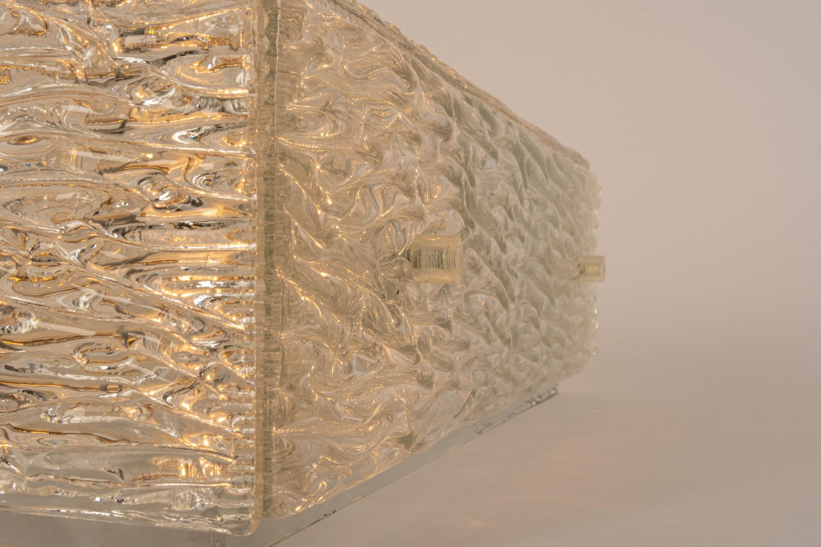 Lighting 1 Of 3 Murano Glass Flushmount By Kalmar, Austria, 1960s photo