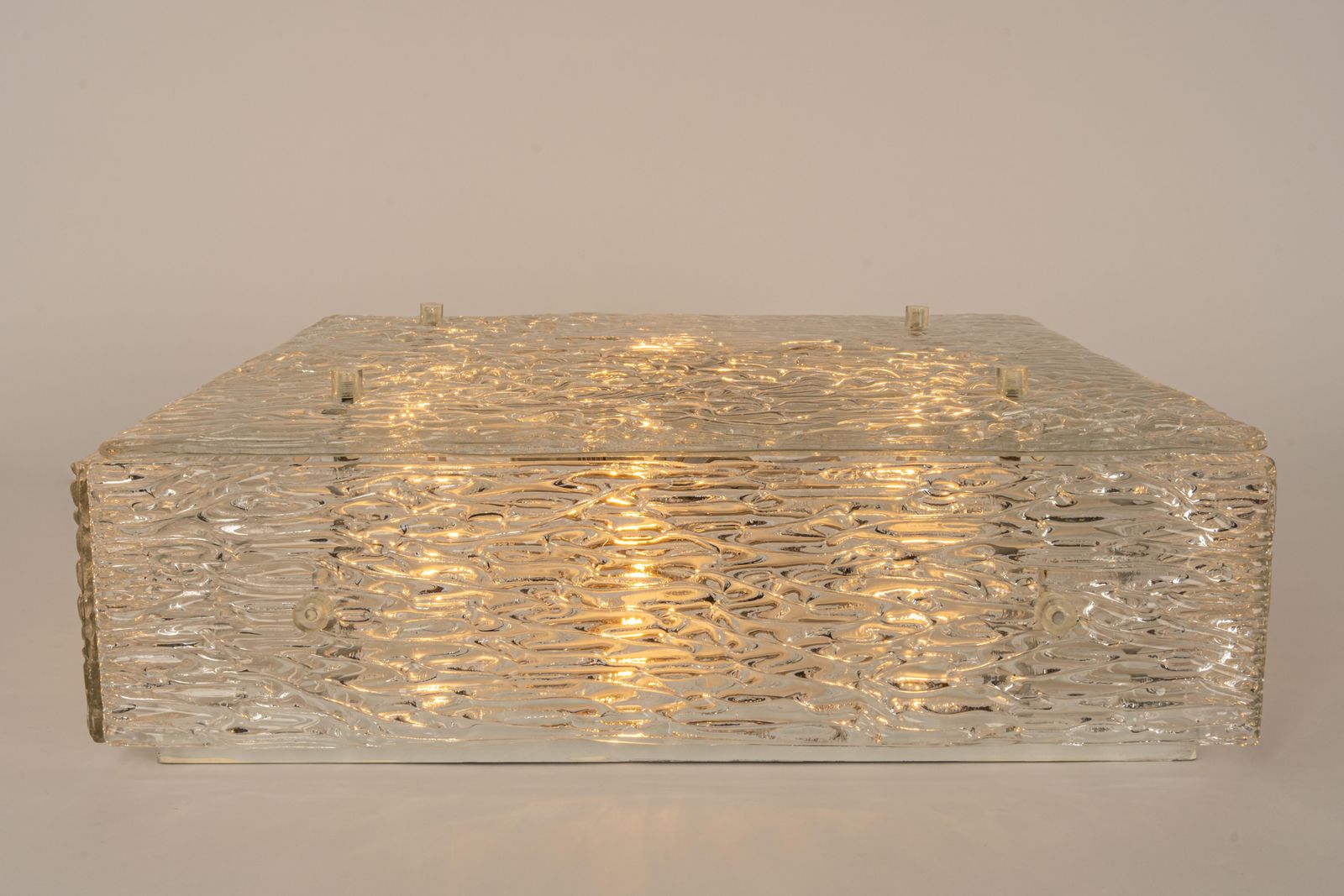 photo vinterior 1 Of 3 Murano Glass Flushmount By Kalmar, Austria, 1960s
