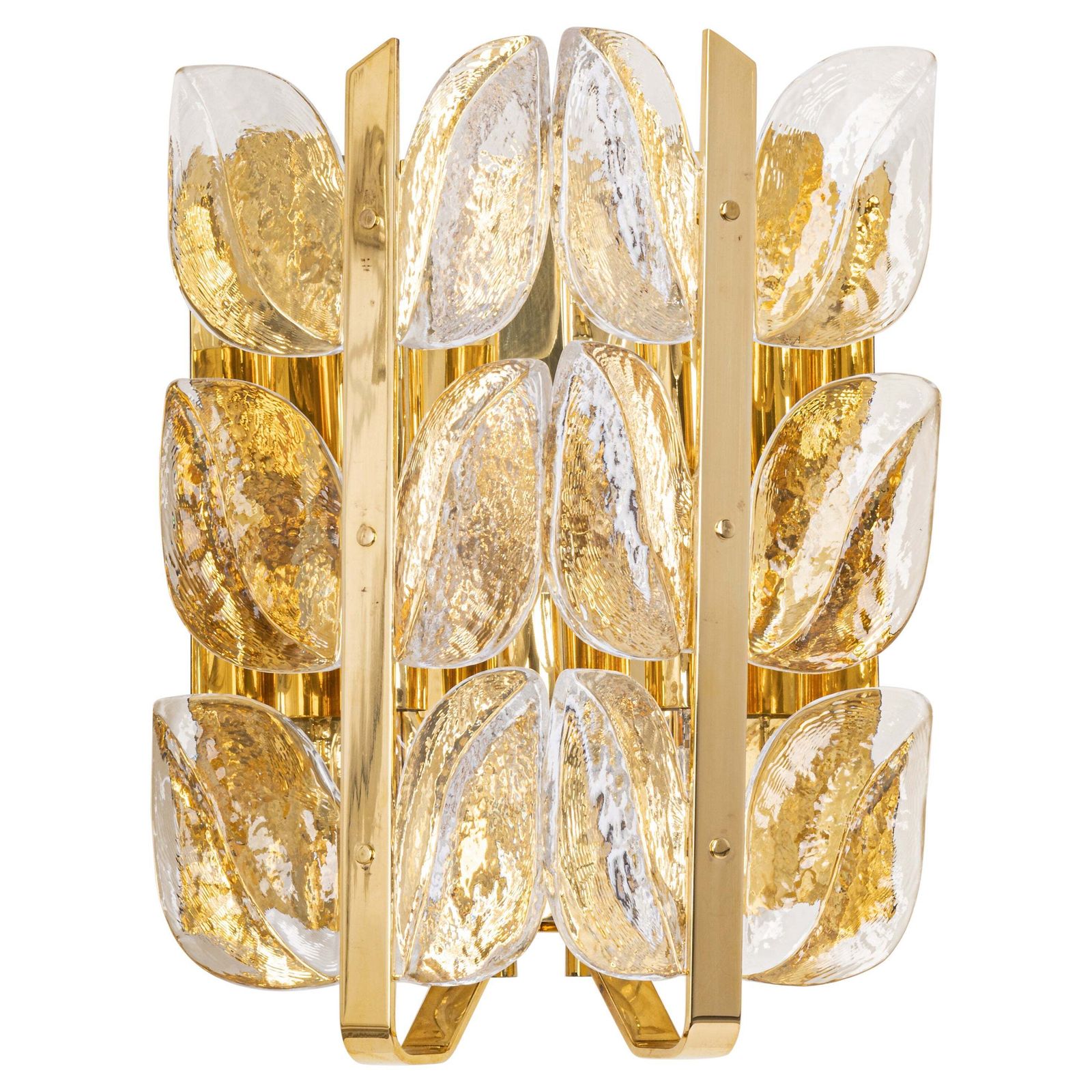 1 Of 2 Stunning Large Kalmar Muano Sconce Wall Lights, Florida, Austria, 1960s photo furniture