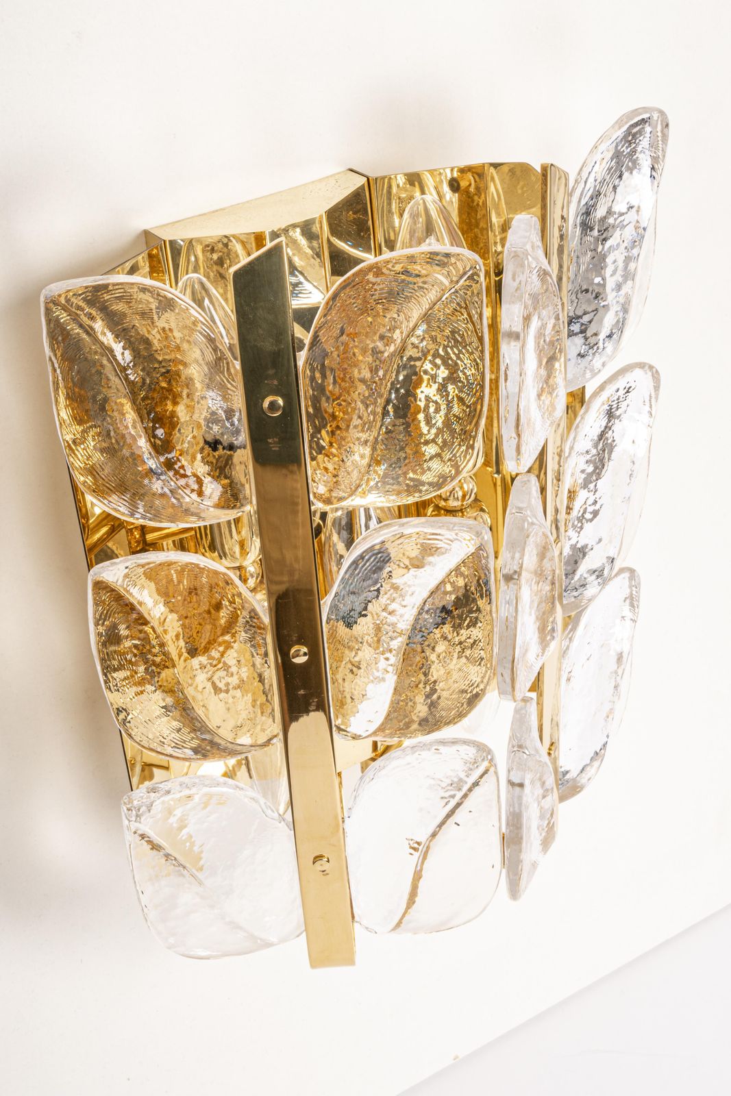 1 Of 2 Stunning Large Kalmar Muano Sconce Wall Lights, Florida, Austria, 1960s photo 1633.0