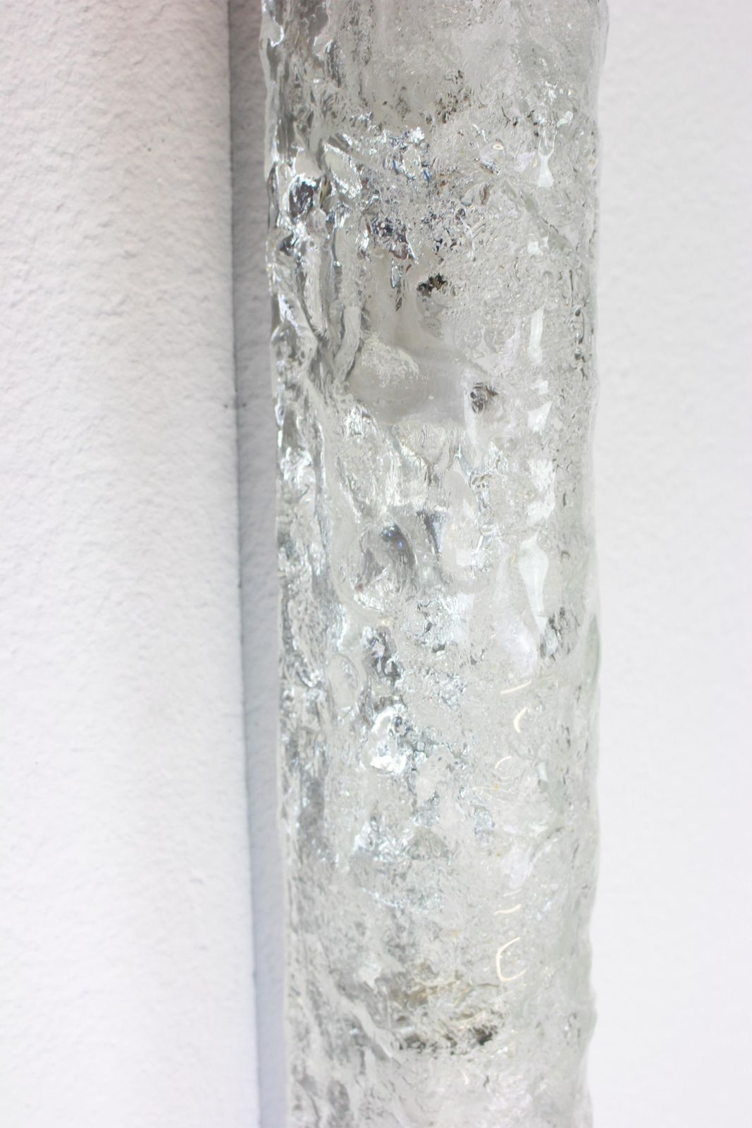 1 Of 2 Pairs Of Large Murano Glass Sconces Modernist Wall Lights, Germany, 1960s photo vinterior