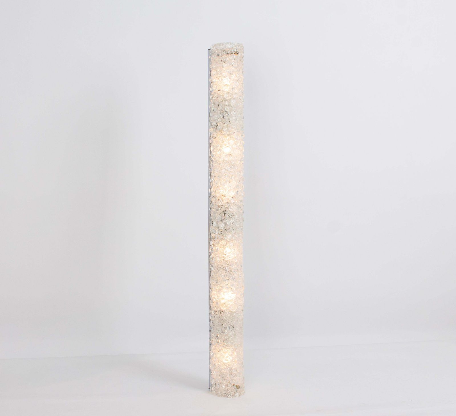 1 Of 4 Extra Large Murano Bubble Glass Sconces Modernist Wall Fixtures, Germany photo vintage