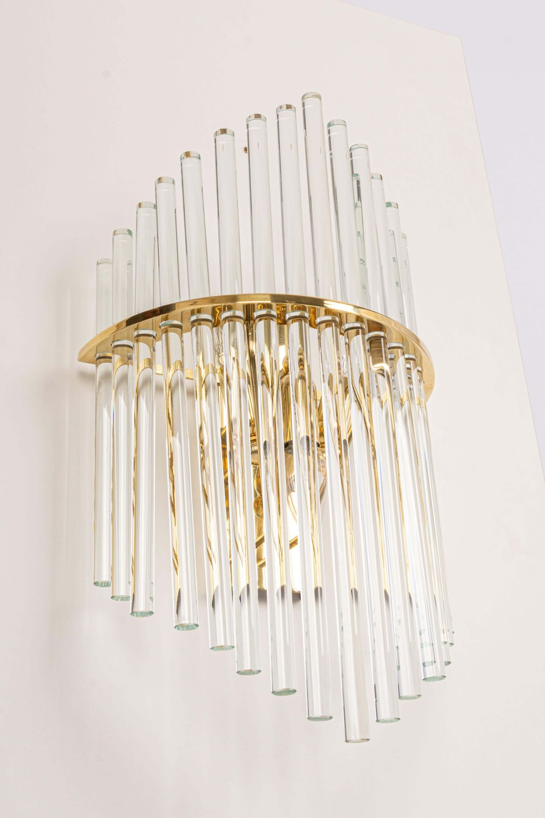 1 Of 3 Pairs Of Wonderful Crystal Rod Sconces By Christoph Palme, Germany, 1970s photo vinterior
