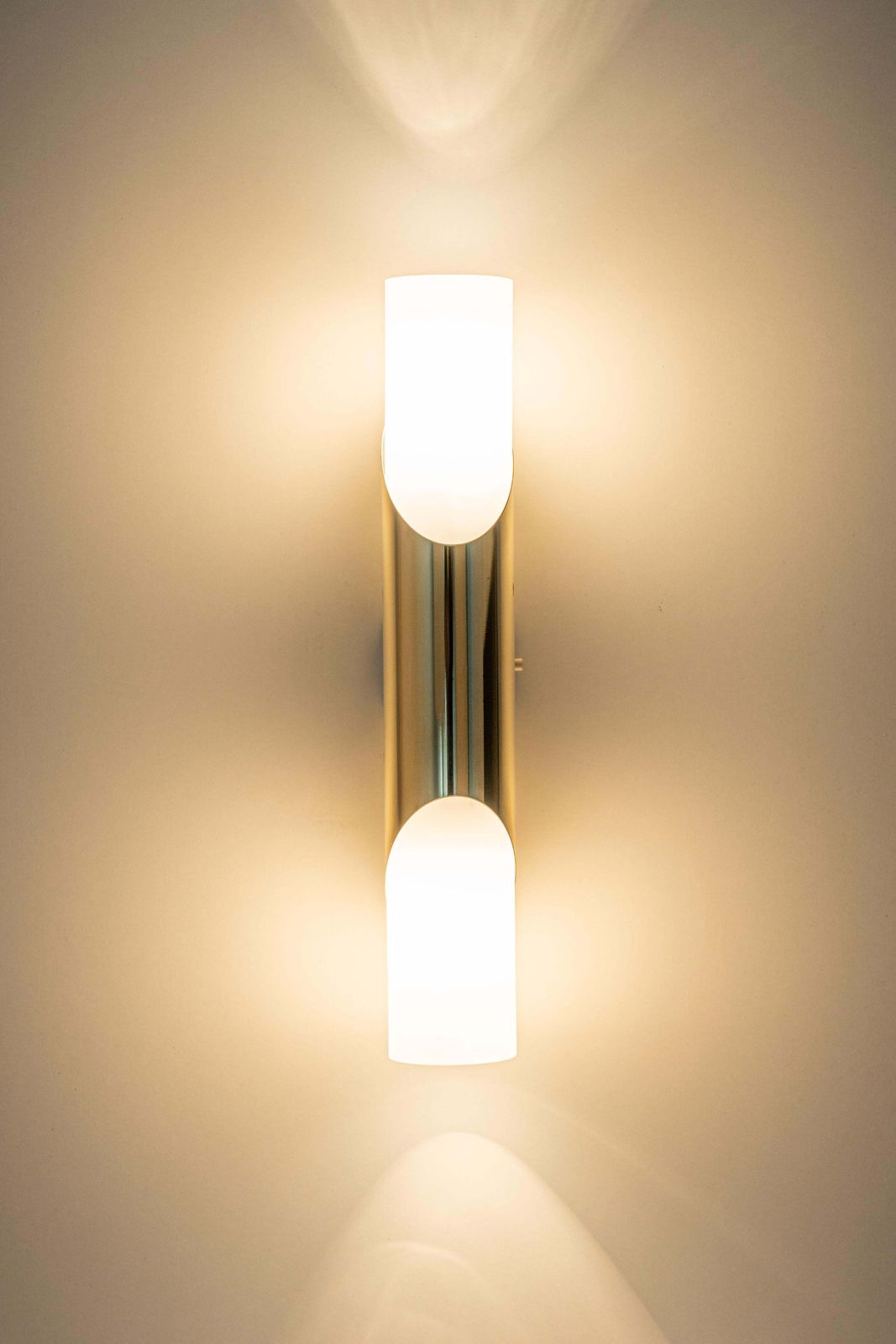 Pair Of Wall Sconces Or Wall Lights In The Style Of Raak, Germany, 1970 photo vintage