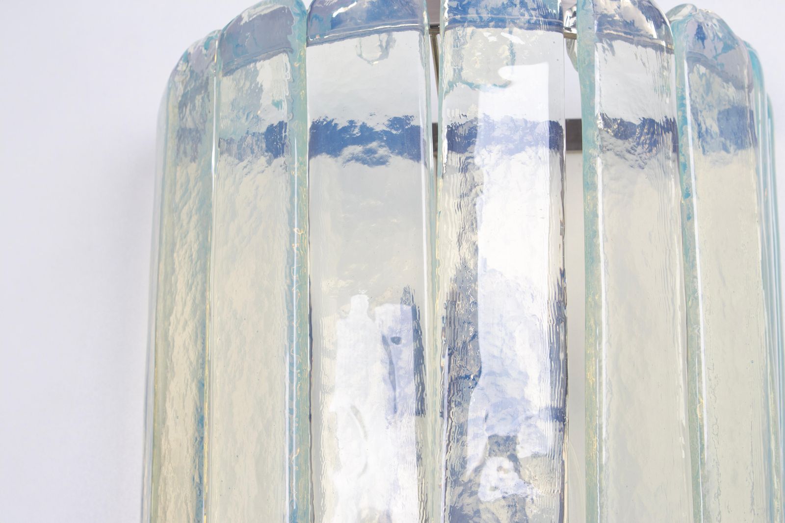 Extra Large Blue Murano Glass Wall Lamp By Carlo Nason For Mazzega, Italy, 1970s photo 2106.0