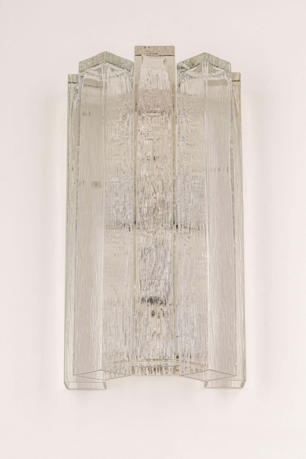 Large Pair Of Brass And Murano Glass Wall Sconces By Doria, Germany, 1960s photo furniture