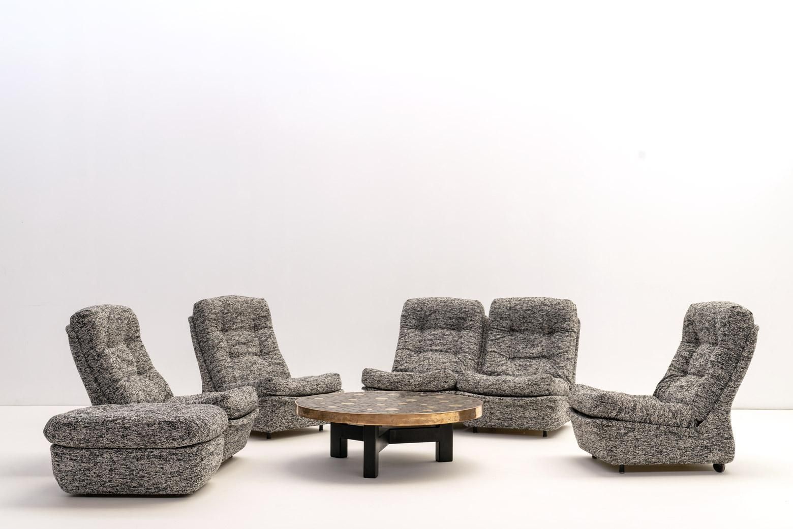 Orchidée Modular Lounge Chairs By Michel Cadestin For Airborne, France photo furniture