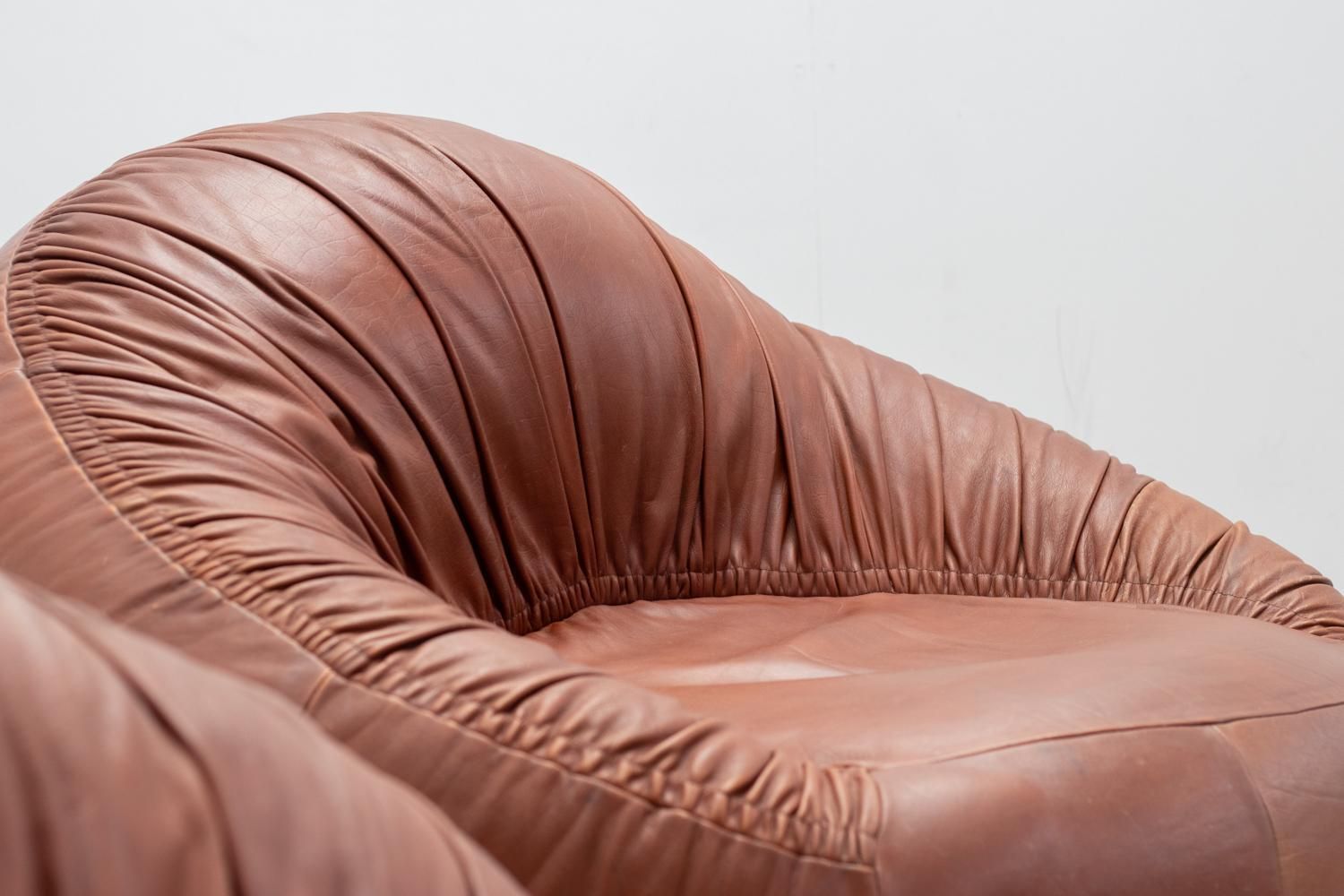 Pangolin Leather Sofa And Armchair By Egg Designs photo buy