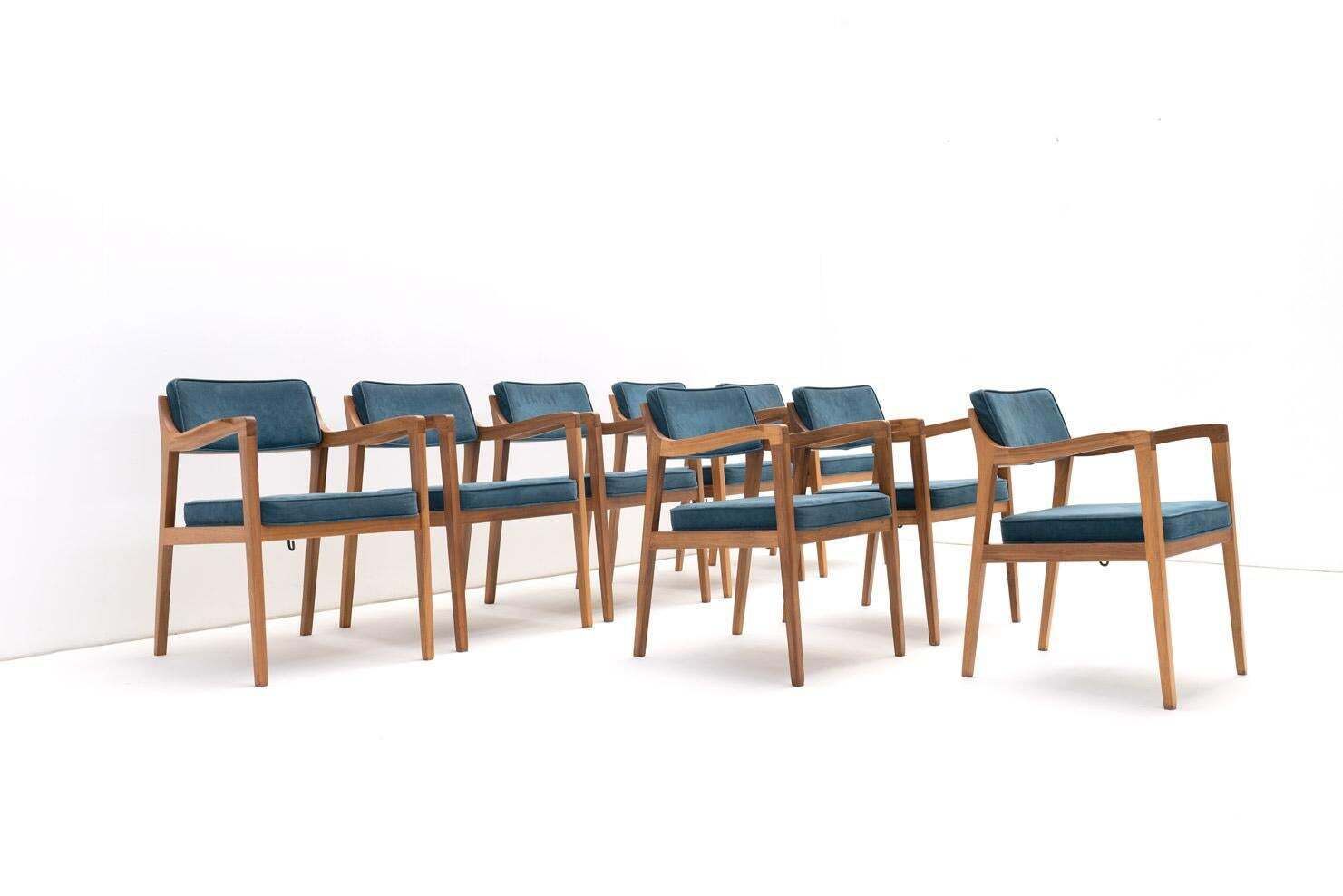 Set Of Rare Armchairs By Jules Wabbes, Belgium 1960's photo vinterior