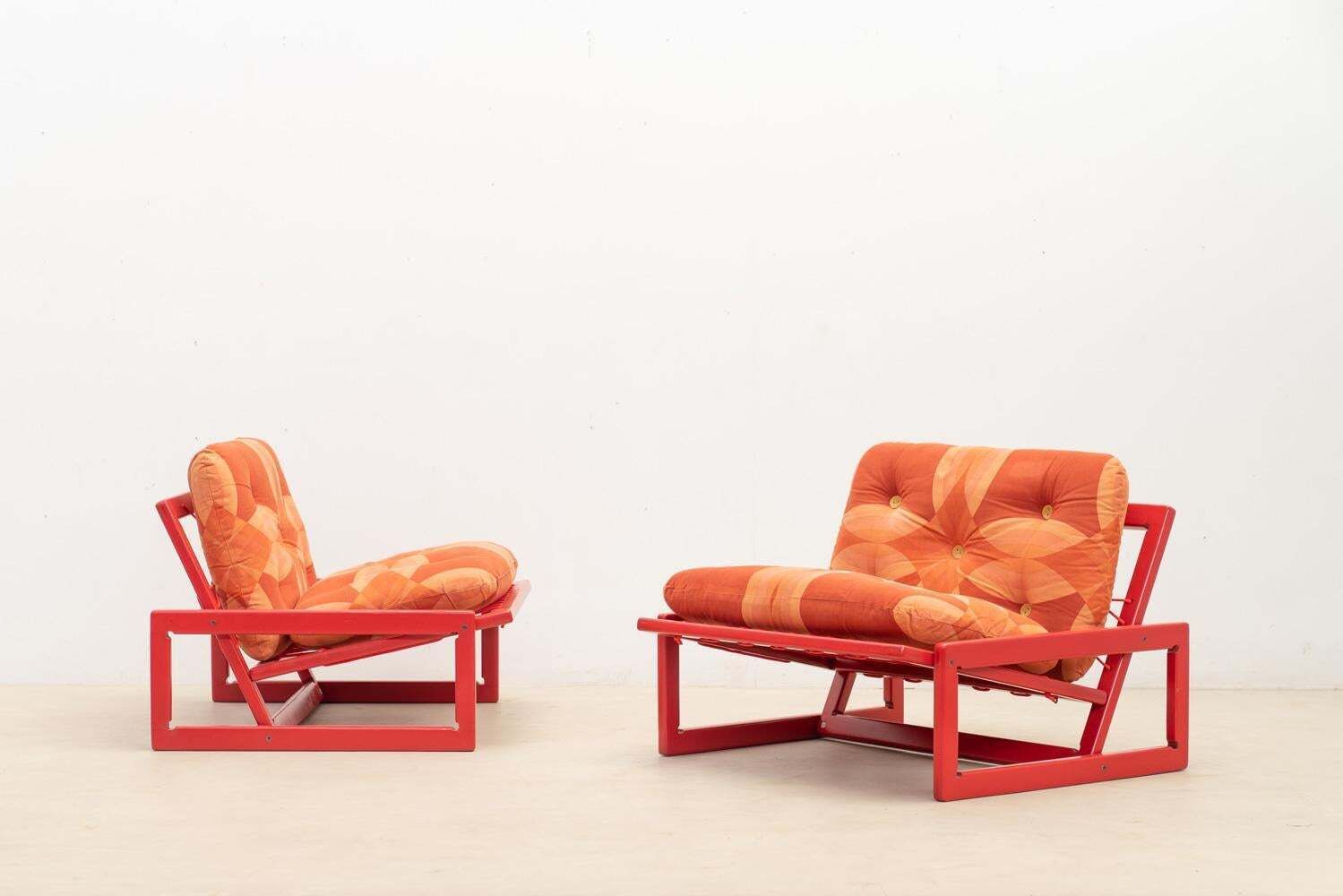 Pair Of Carlotta Lounge Chair By Tobia & Afra Scarpa For Cassina, Italy photo furniture