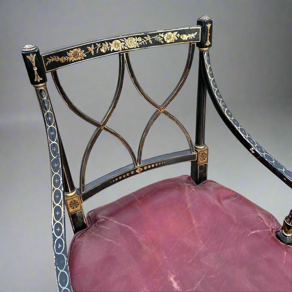 Pair Of Late 19th Century Fine Open Armchairs photo furniture